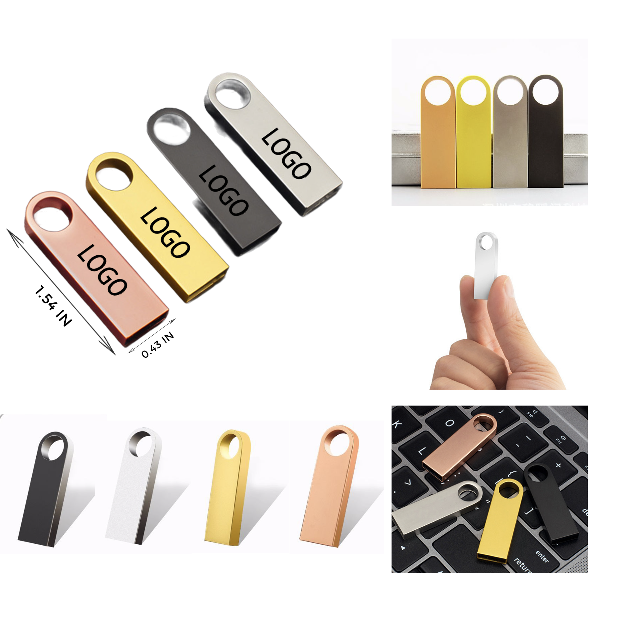MOQ 100 PCS Portable USB Disk 2