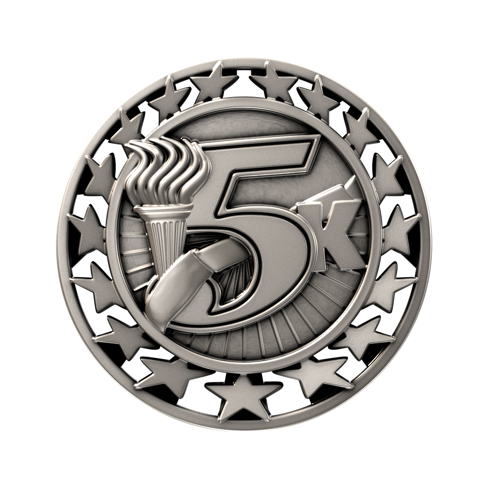 5K Star Medallion (2-1/2") 2
