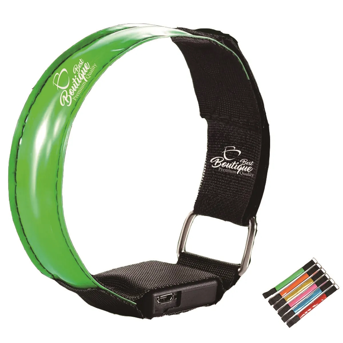 LED Reflective High Visibility  Arm Bands Night Running Gear 3