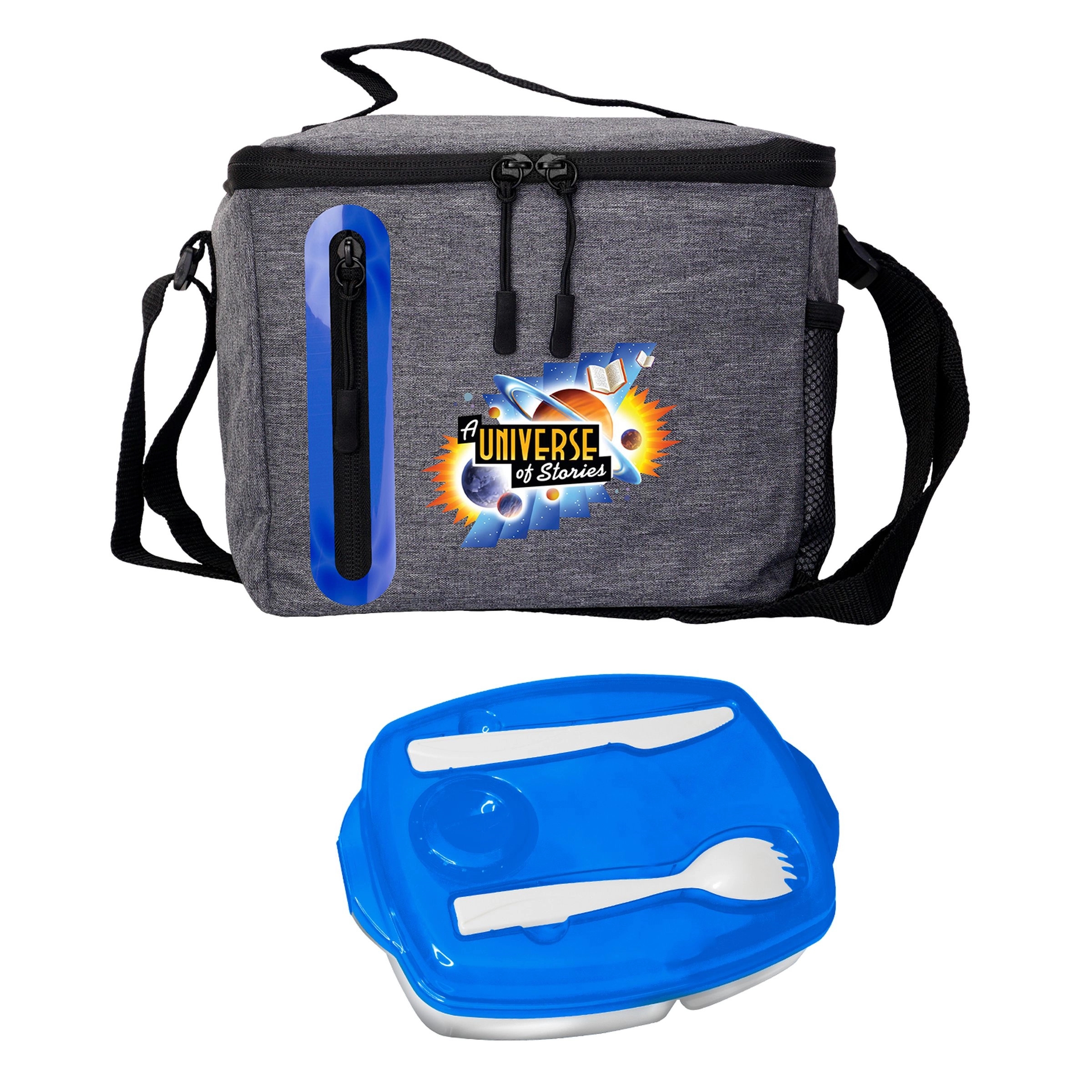 Locking Lid Oval Cooler Lunch Set 14