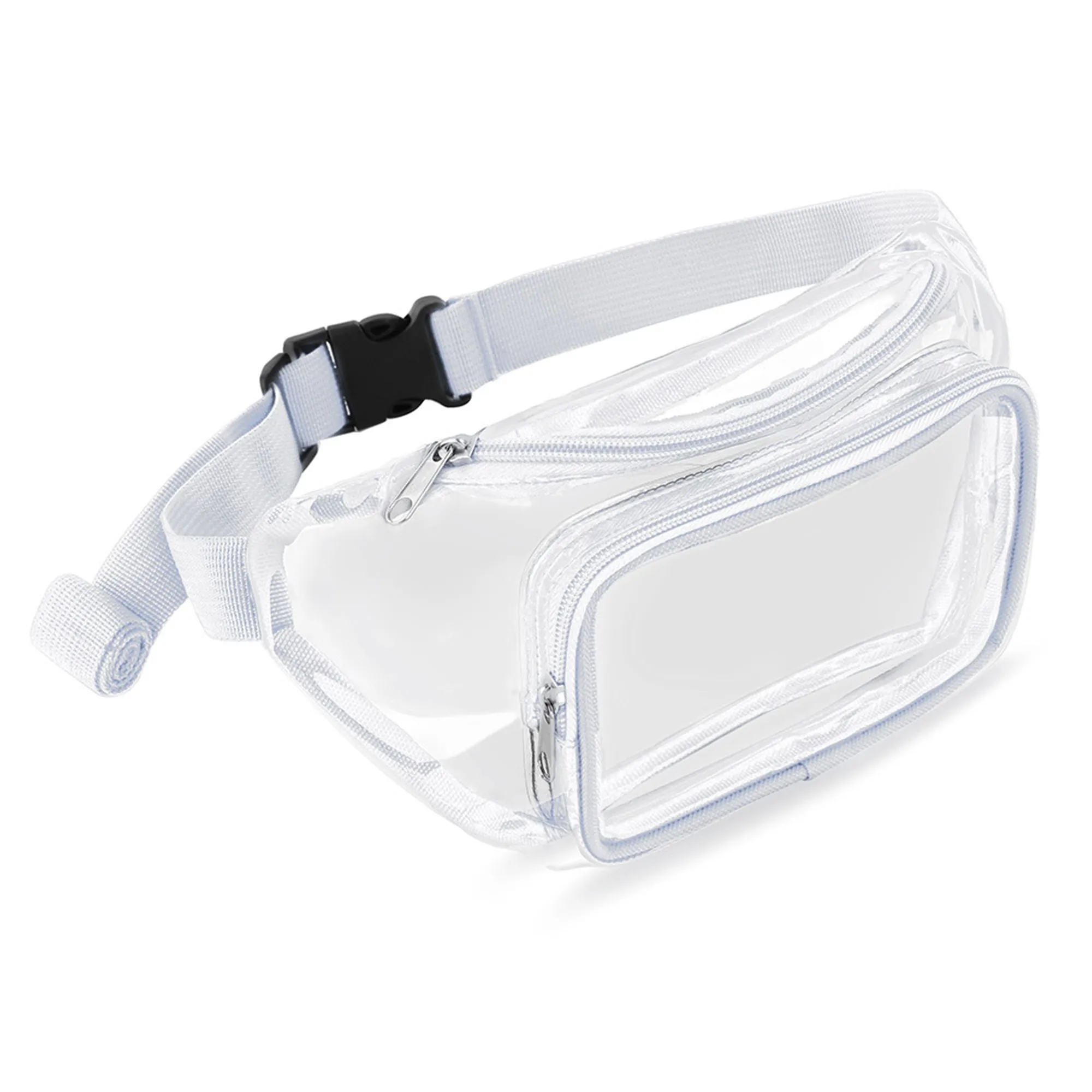MOQ 30 PVC Transparent Waist Bag Waterproof Sports Fitness 5