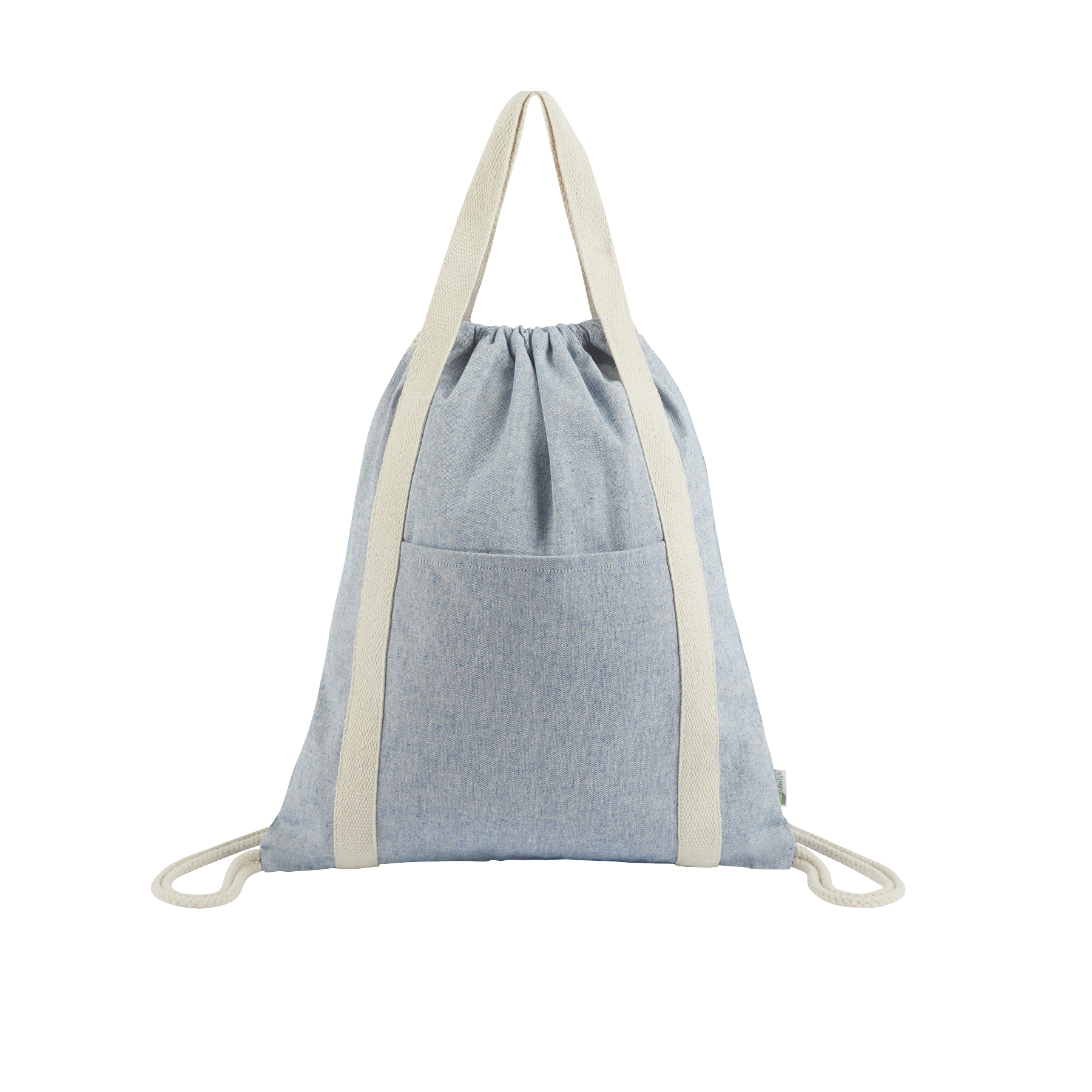 Renew II 9 oz. Recycled Cotton Drawstring Bag 14