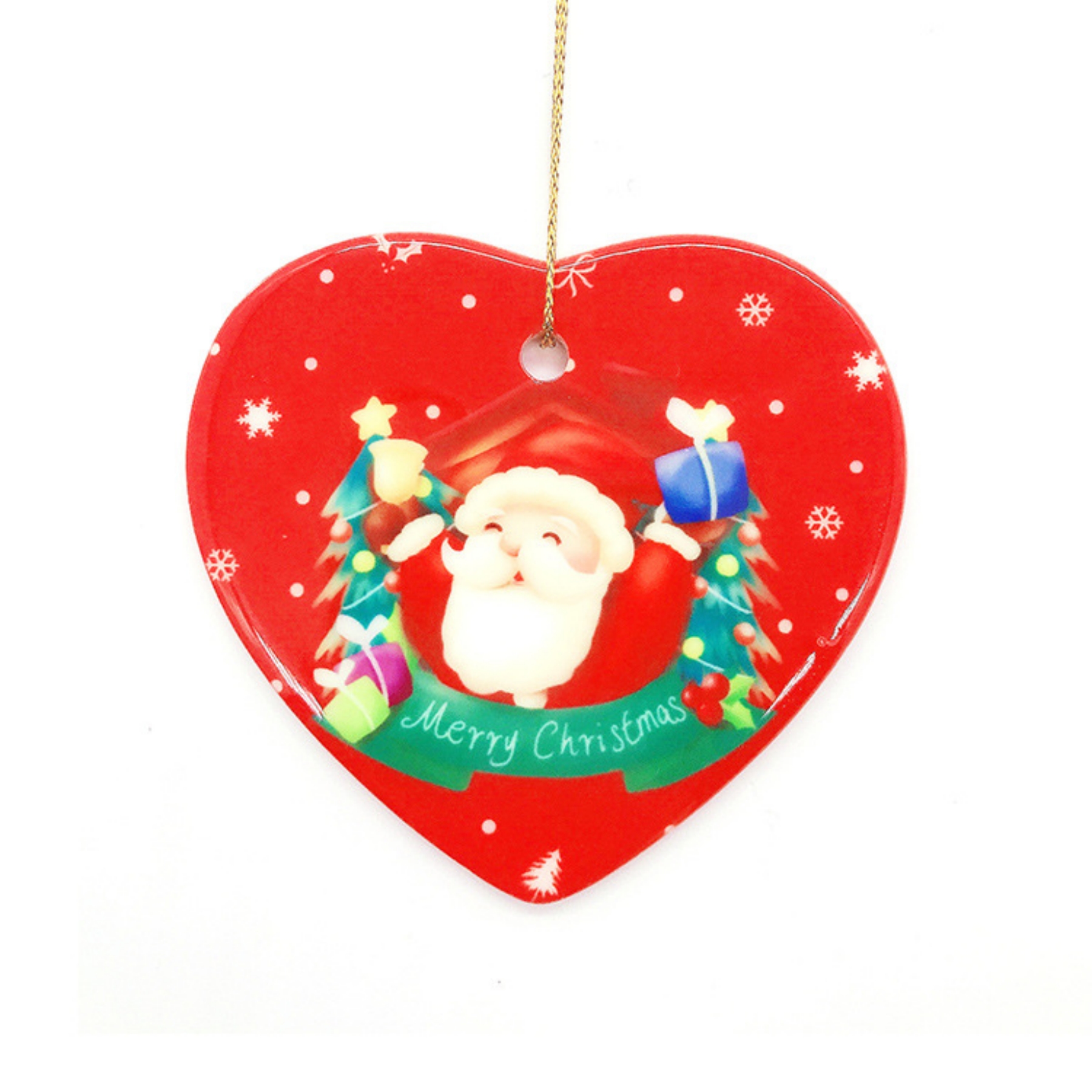 Heart-Shaped Ceramic Ornament 2