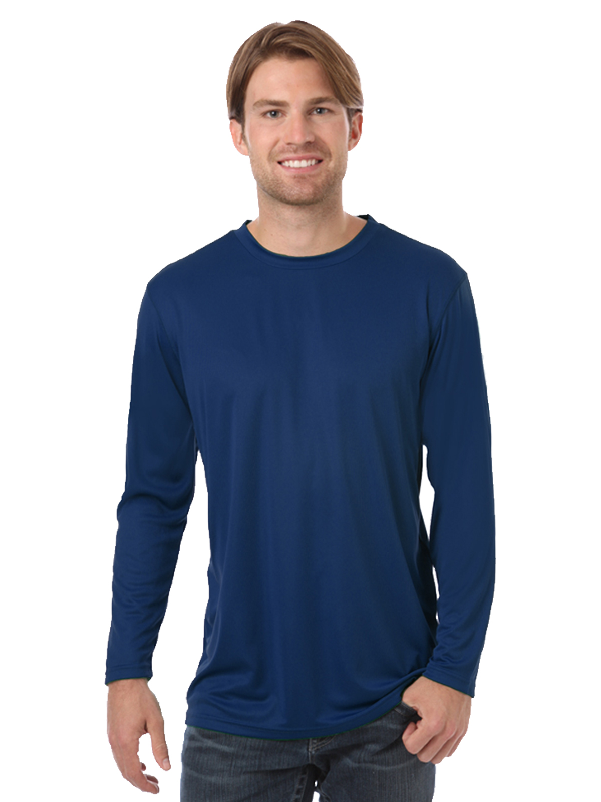 Blue Generation - Men's Pocketless Value Long Sleeve Tee 1