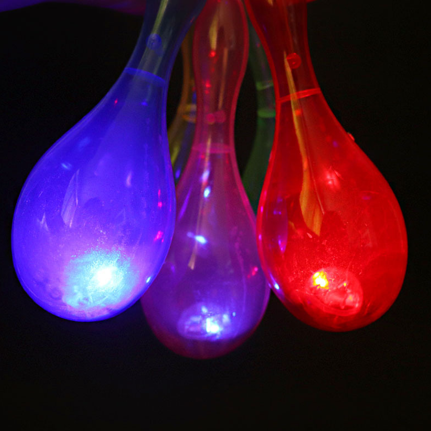 7" Plastic Glitter Maraca 4