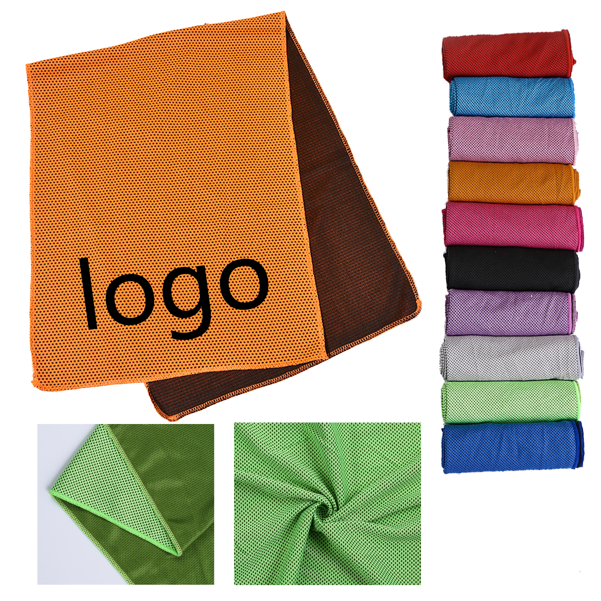 31.5"L*11.8"W Cold Feeling Quick Dry Towel 2