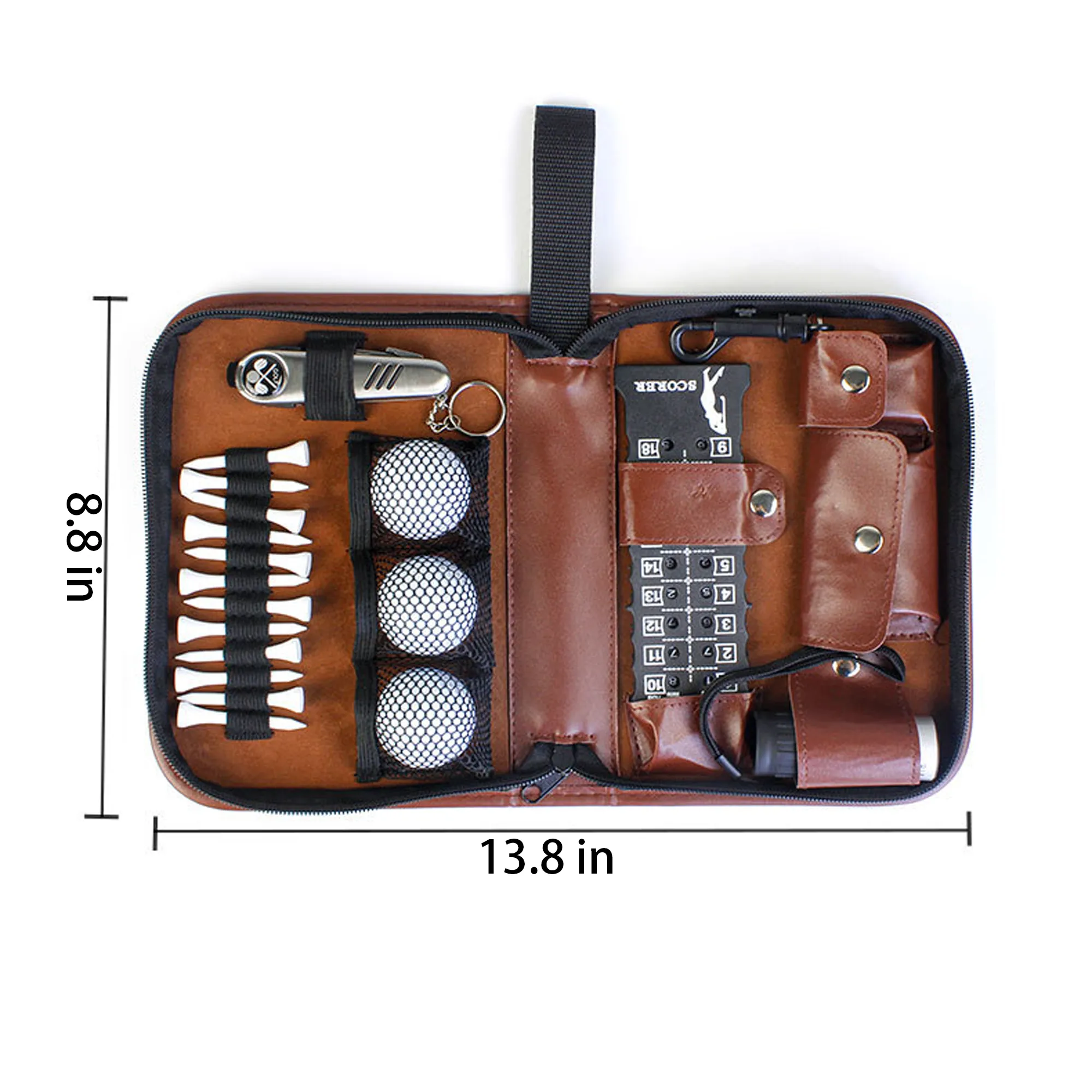 MOQ20 Golf Accessory PU Leather Case 4