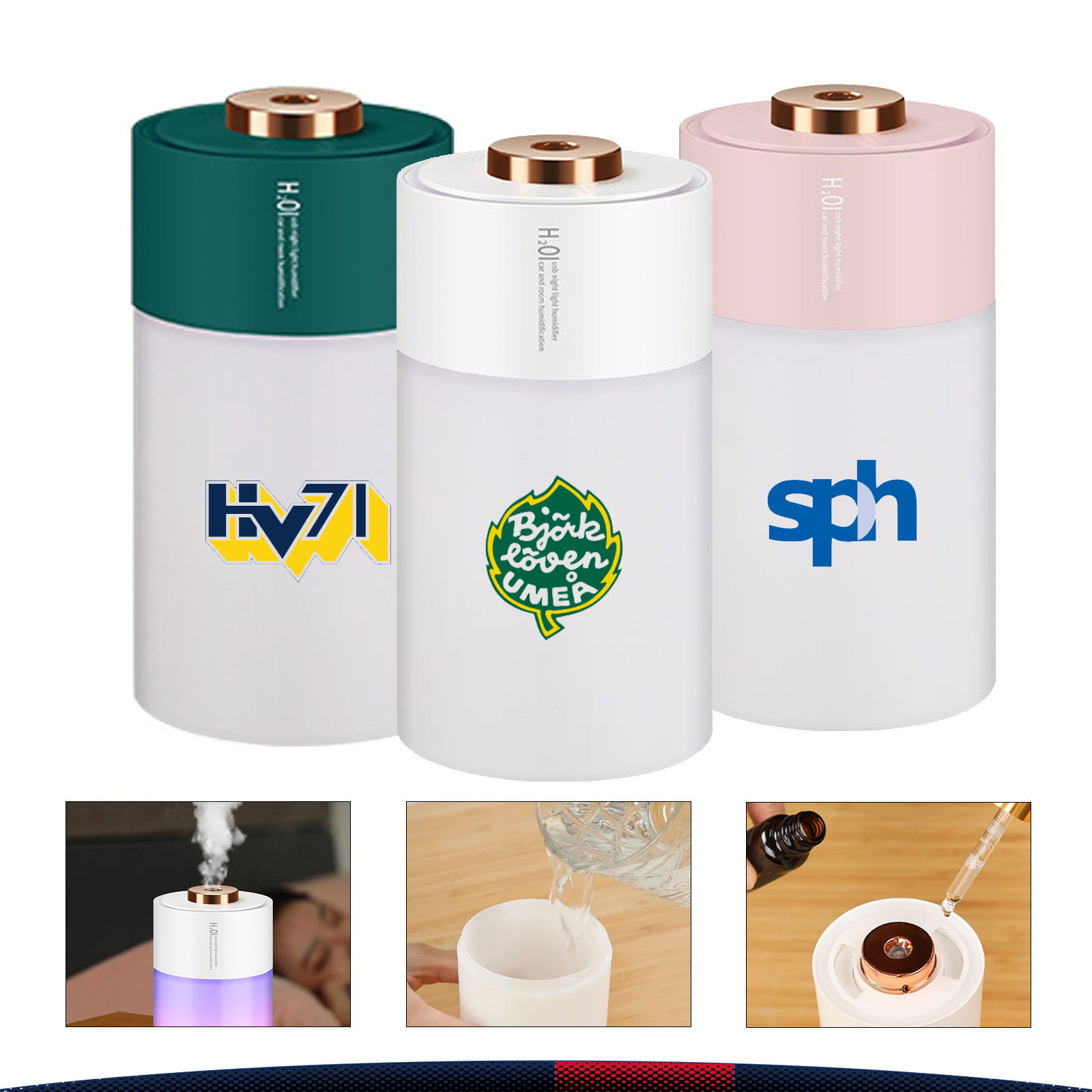 Portable Multi-color Car Humidifier 5