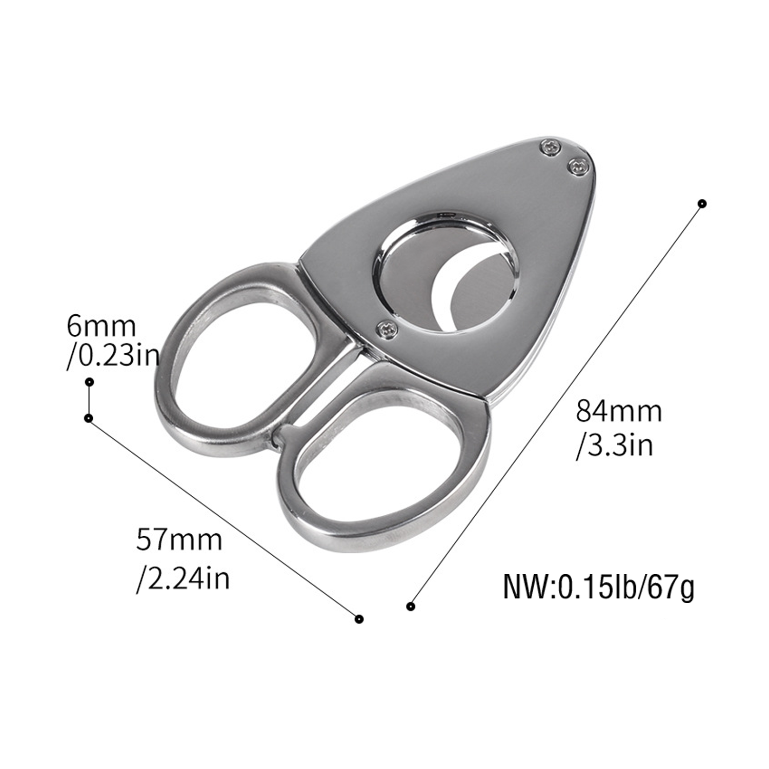 Stainless Steel Cigar Cutter 5
