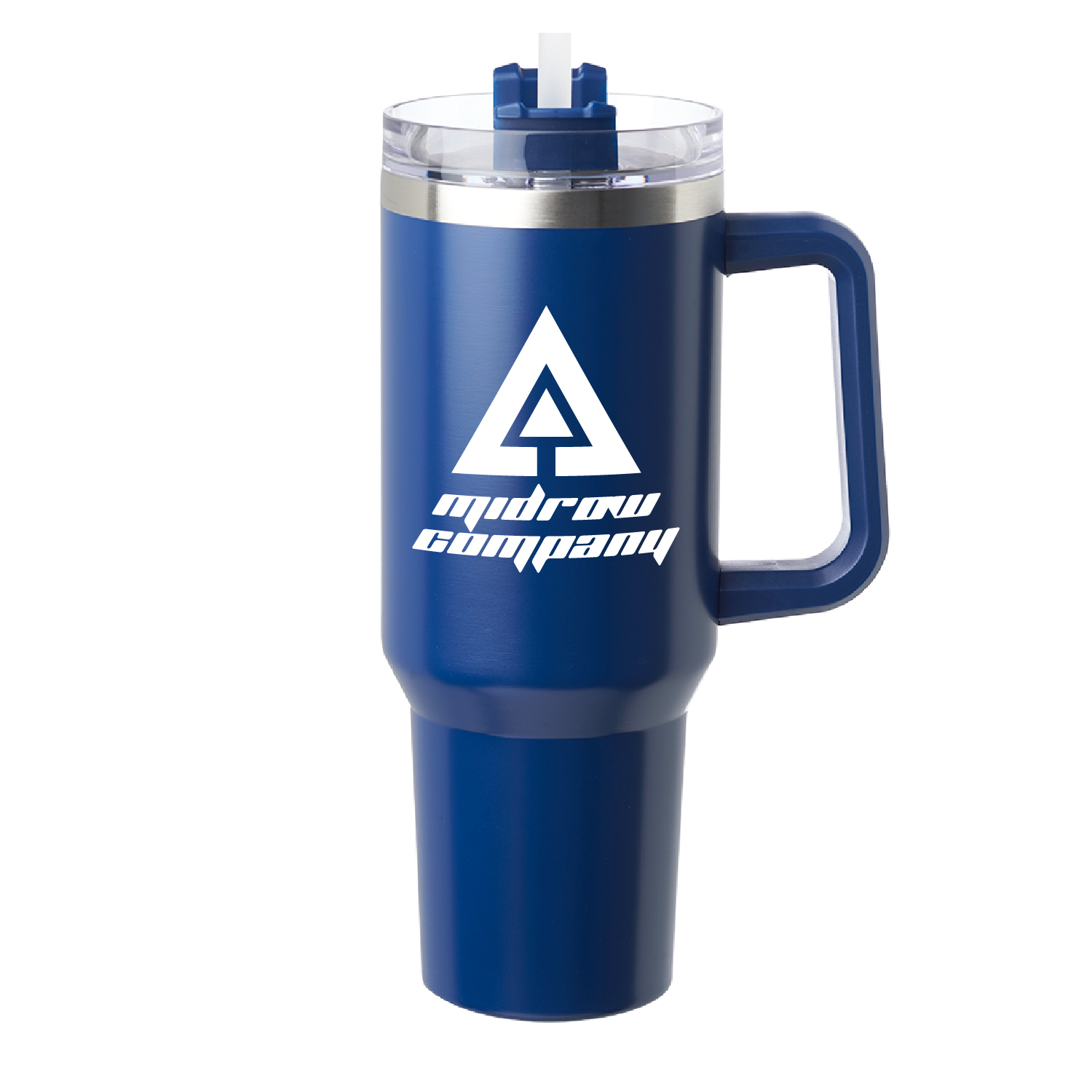 40 oz. Pinnacle Stainless Steel Travel Mug (1 Color Imprint) 5