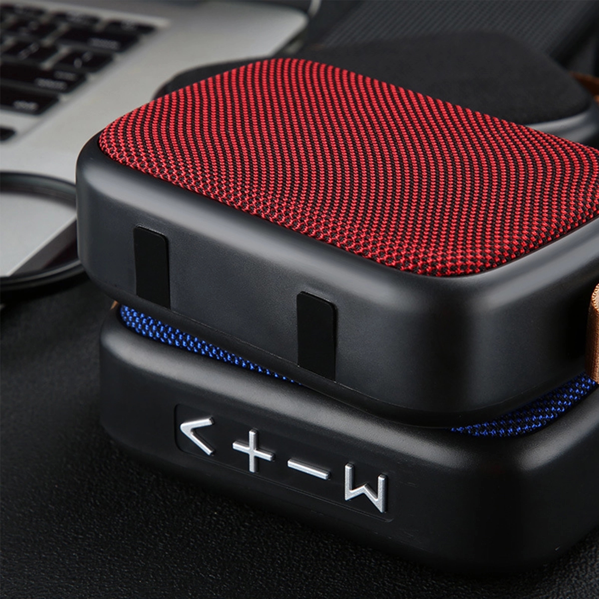 Portable Wireless Bluetooth Speaker Cloth Mesh 4