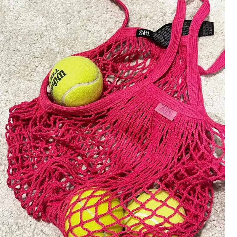 Short Handle Eco Market Shopping Net Handbag 1