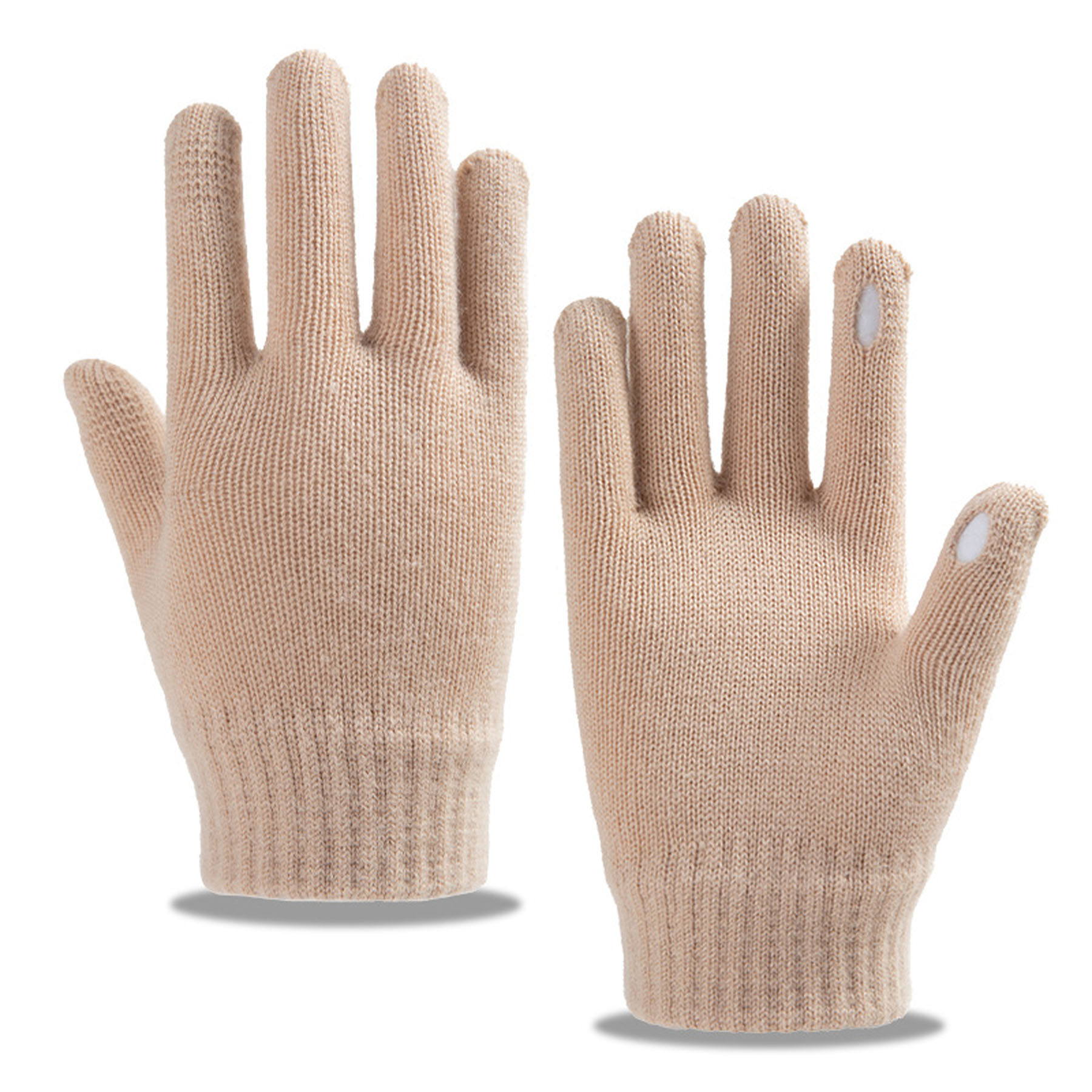 Solid Color Windproof Fingerless Gloves 3