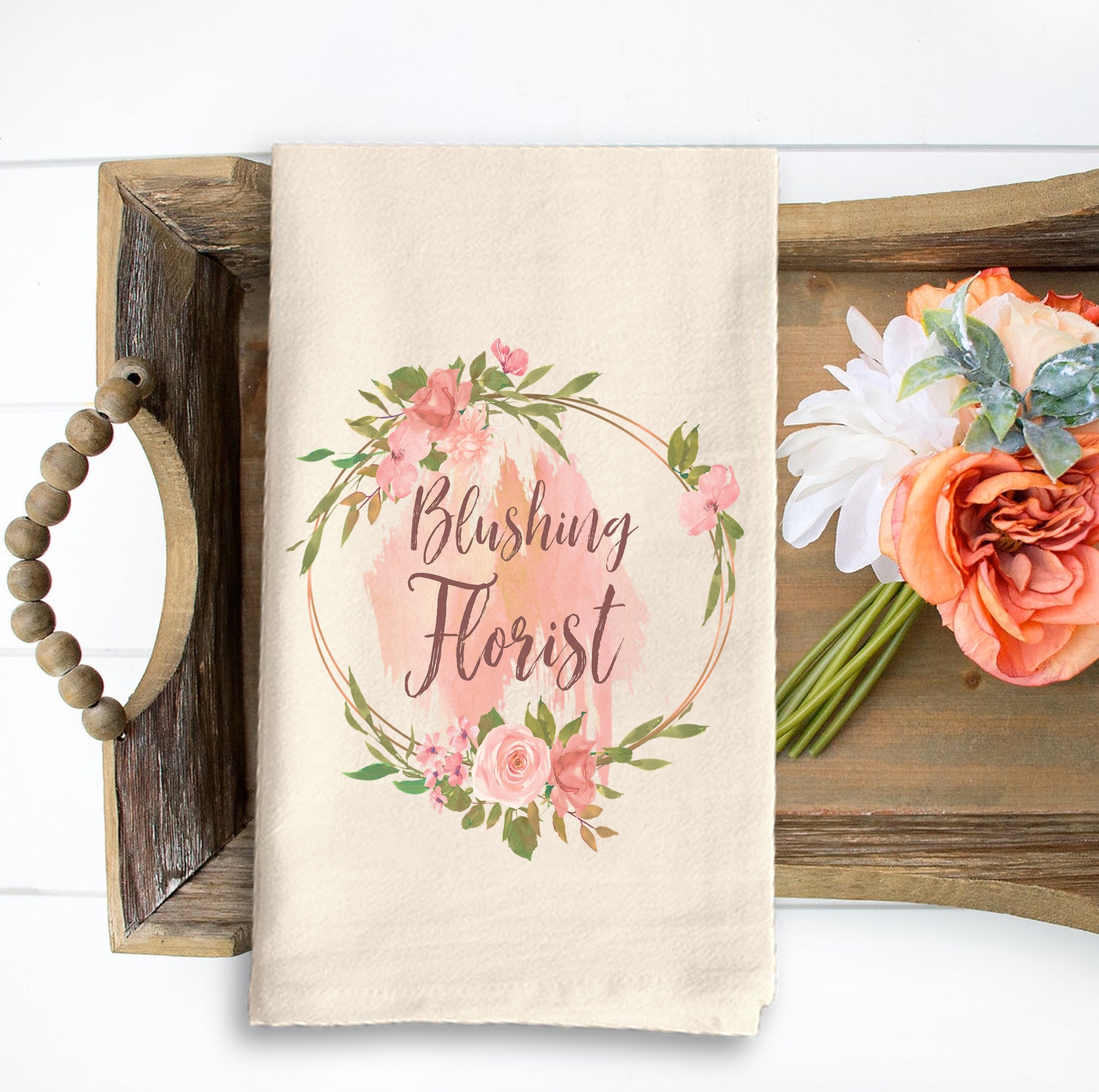 Natural Vintage Flour Sack Tea Towel 4