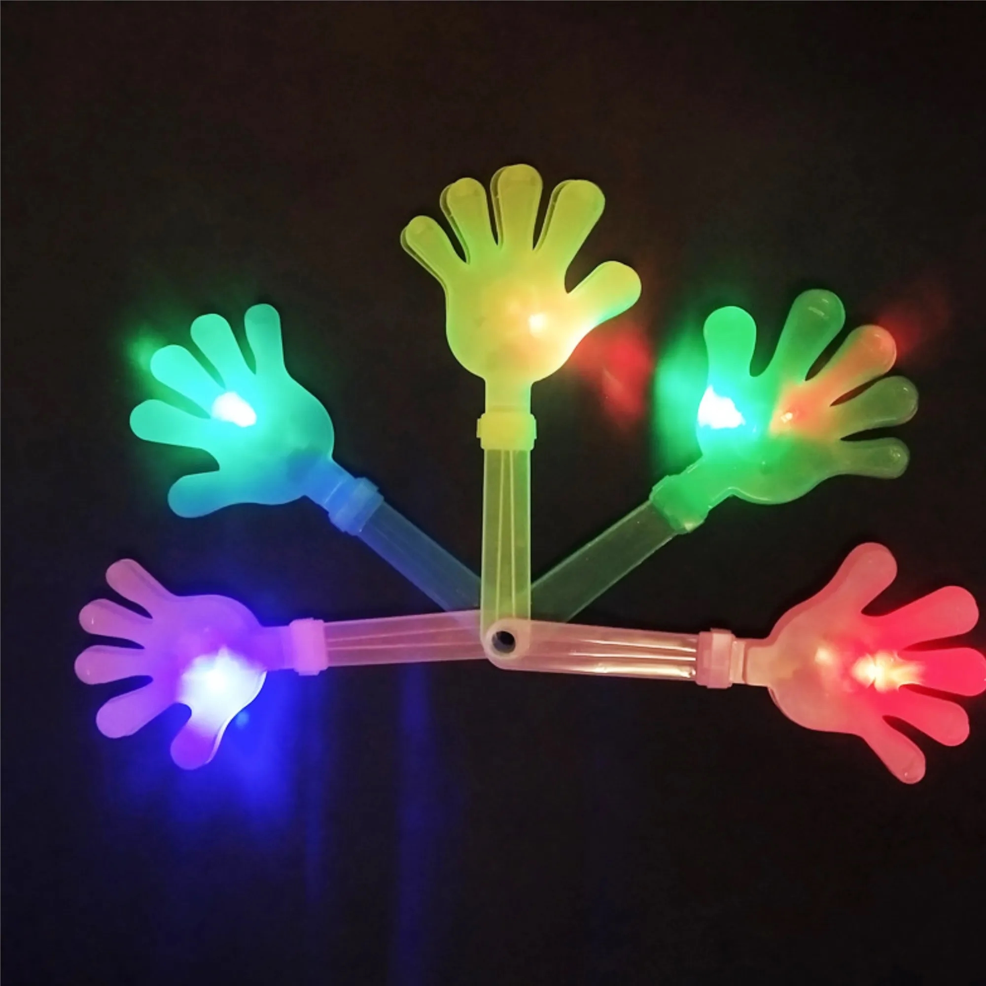 Led Glowing Plastic Hands Clapper Noise Maker 2