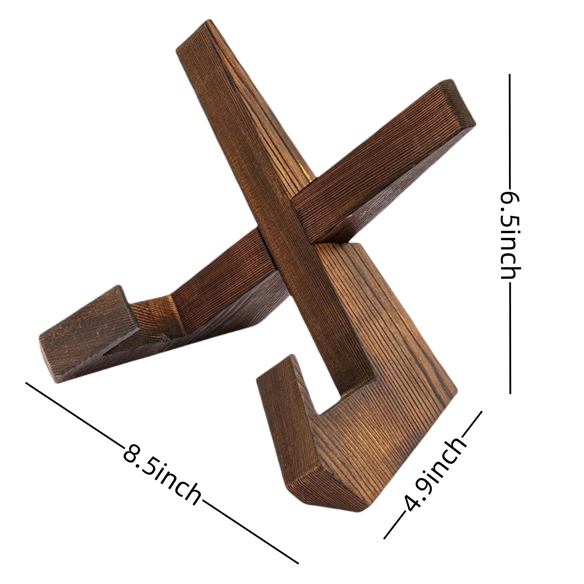Wooden Recipe Book Stand Display 3
