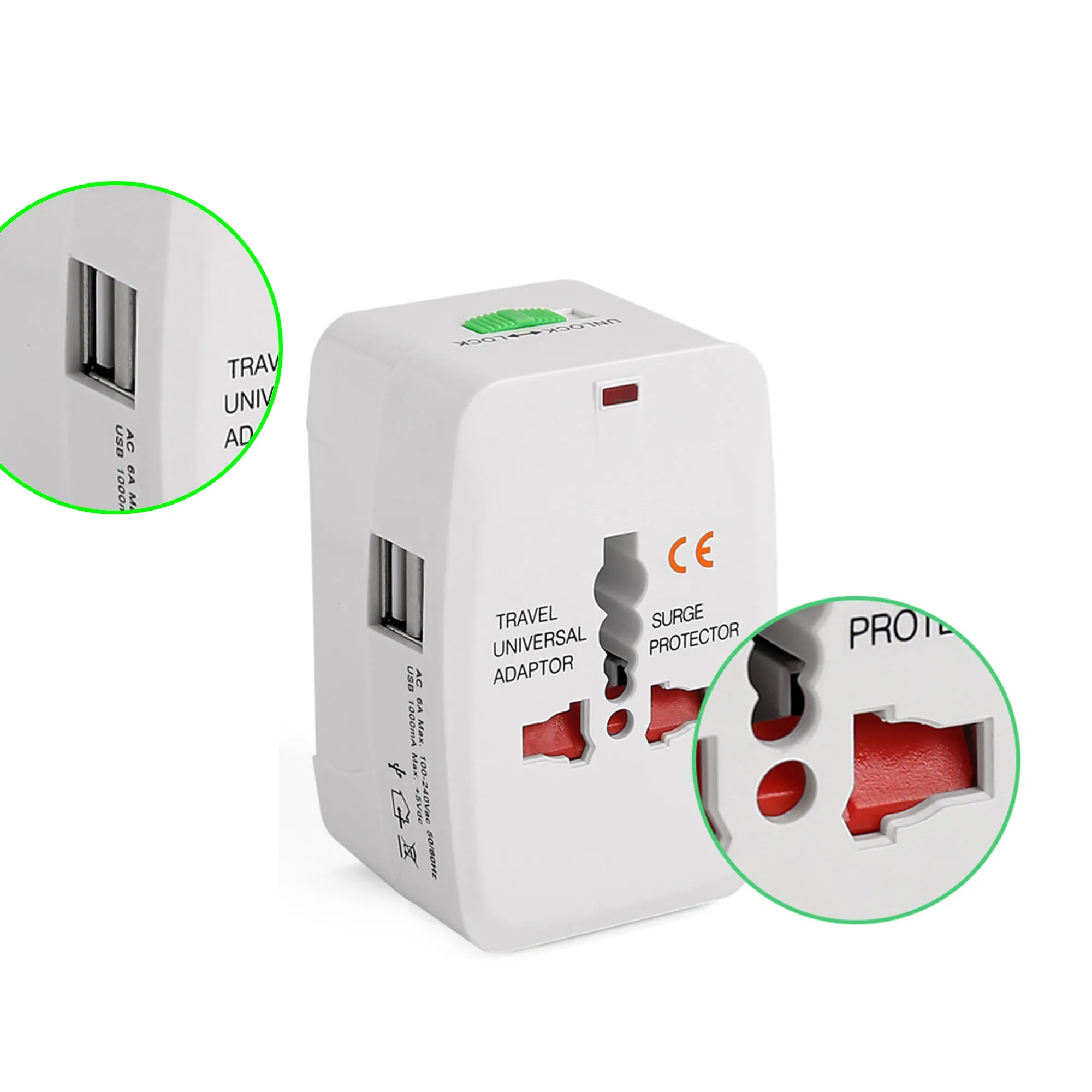 USB Universal Travel Adapter 2