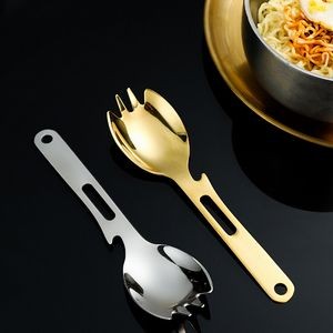 Versatile Stainless Steel 4 In 1 Spork Spoon Fork 10