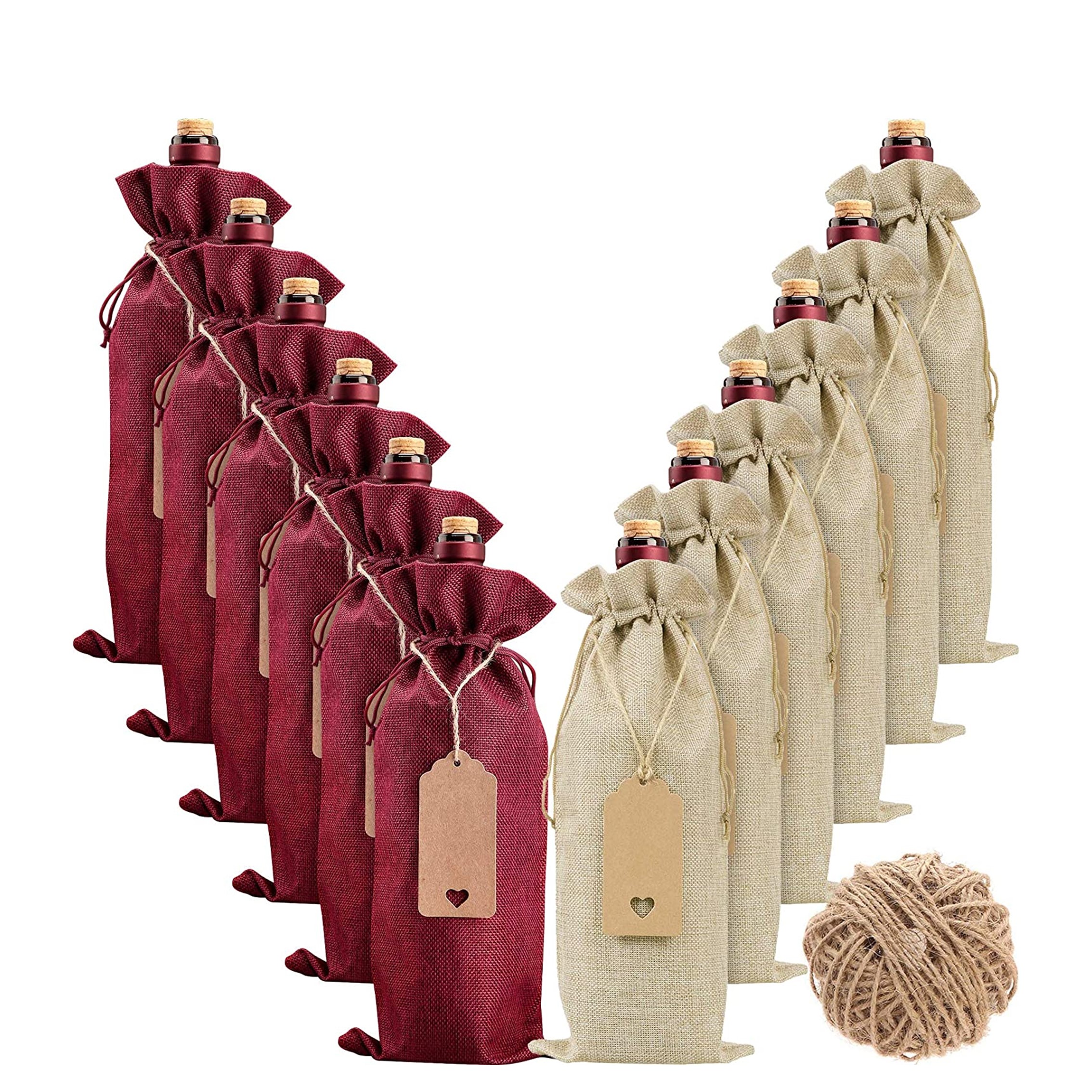 Wine Bottle Bags with Drawstrings 2