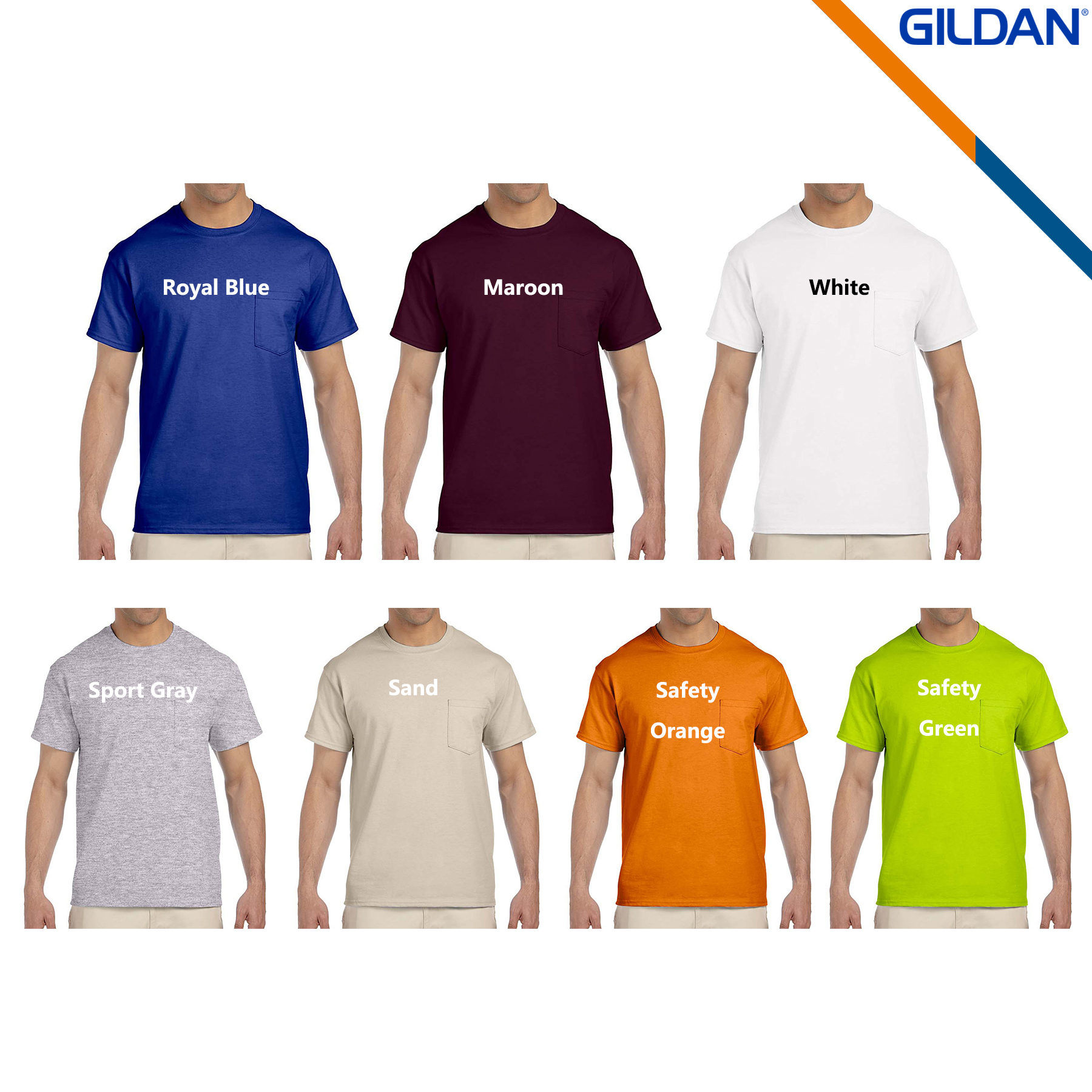 Gildan® 6.1oz 100% Cotton Preshrunk T-shirts 5