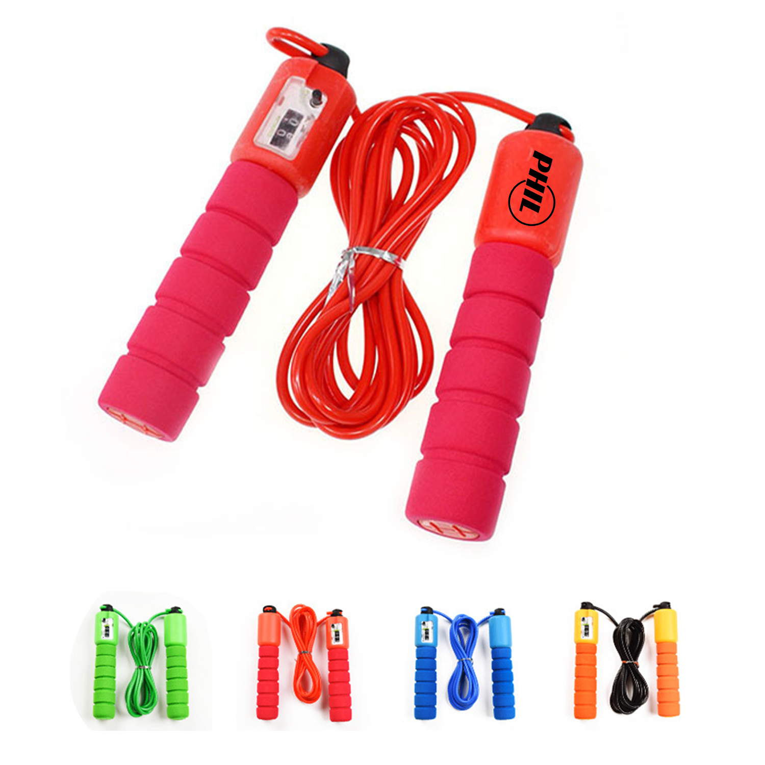 Digital Step Counting Jump Rope 2
