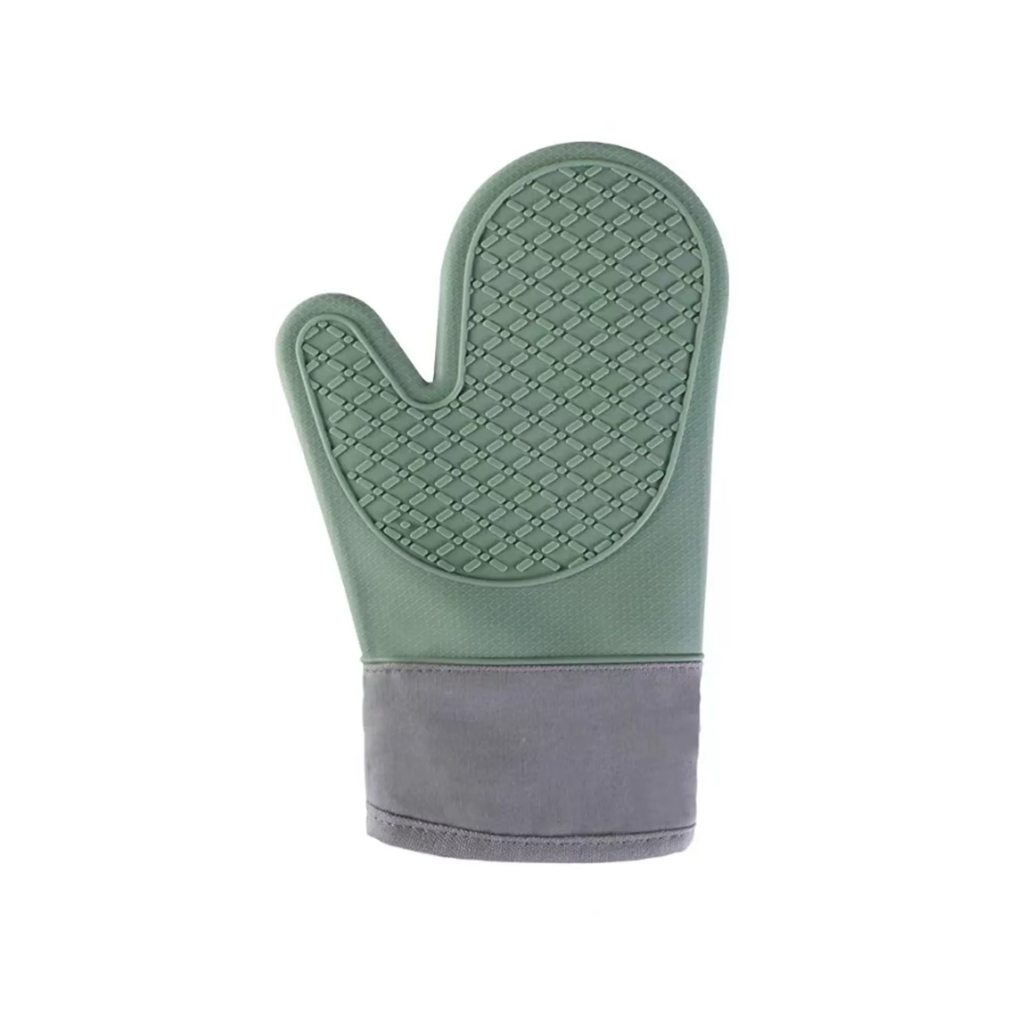 Thickened Lengthened Silicone Oven Mitt 2