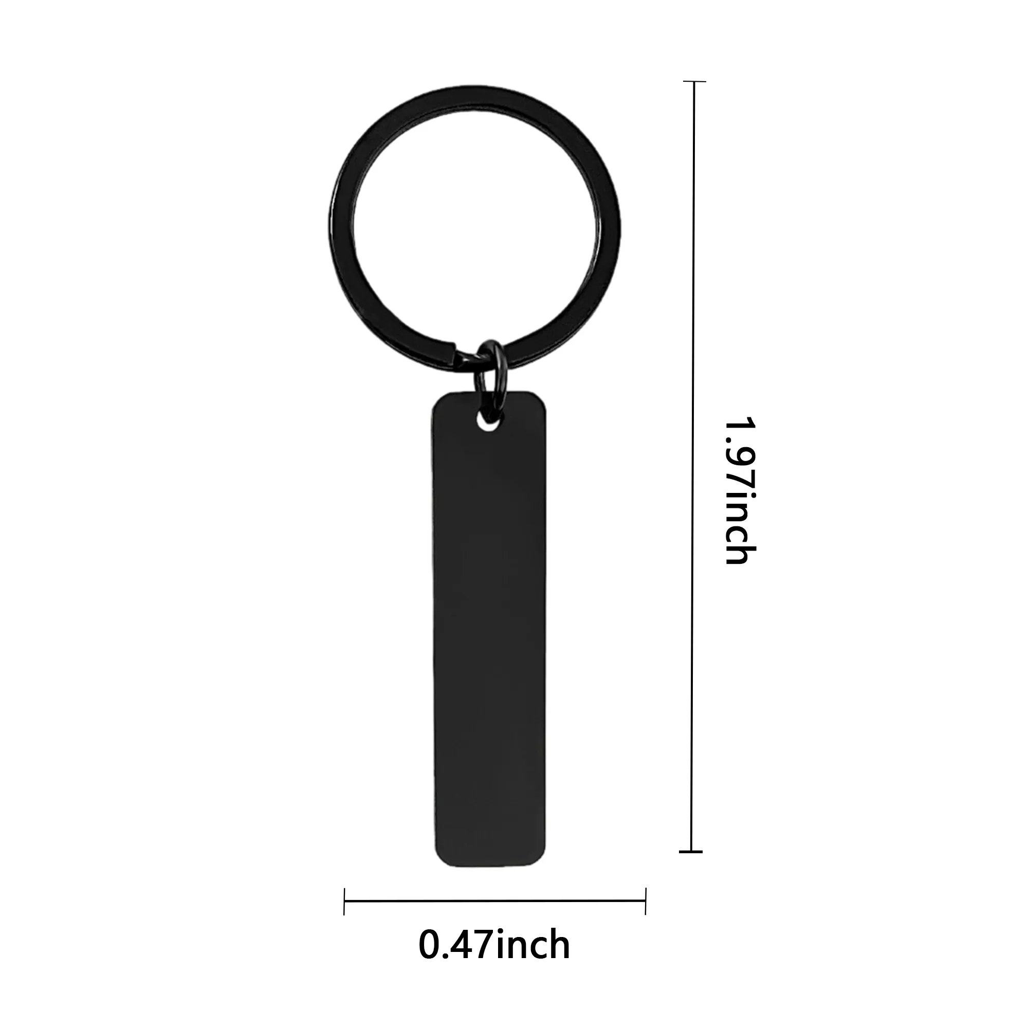Titanium Steel Keychain with Smooth Modern Look 4