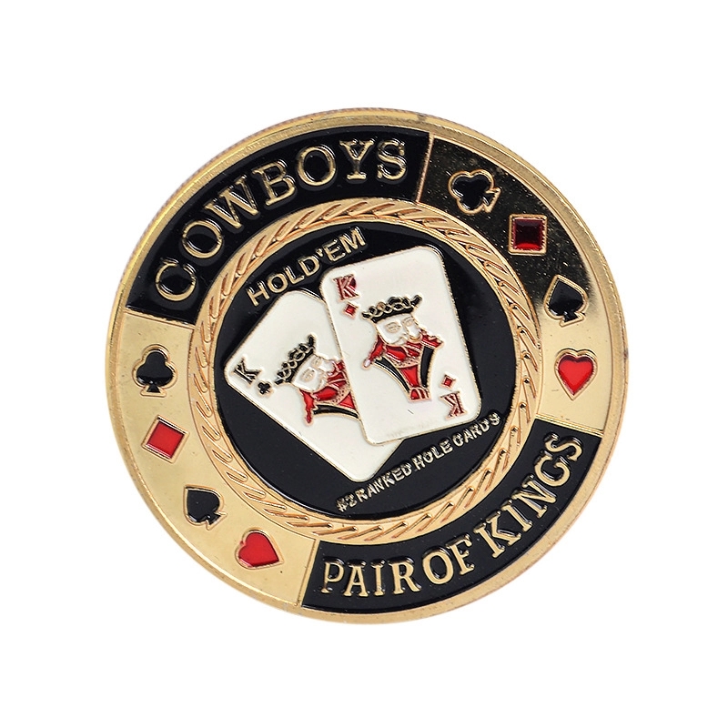 Round Metal Casino Chip Challenge Coin 5