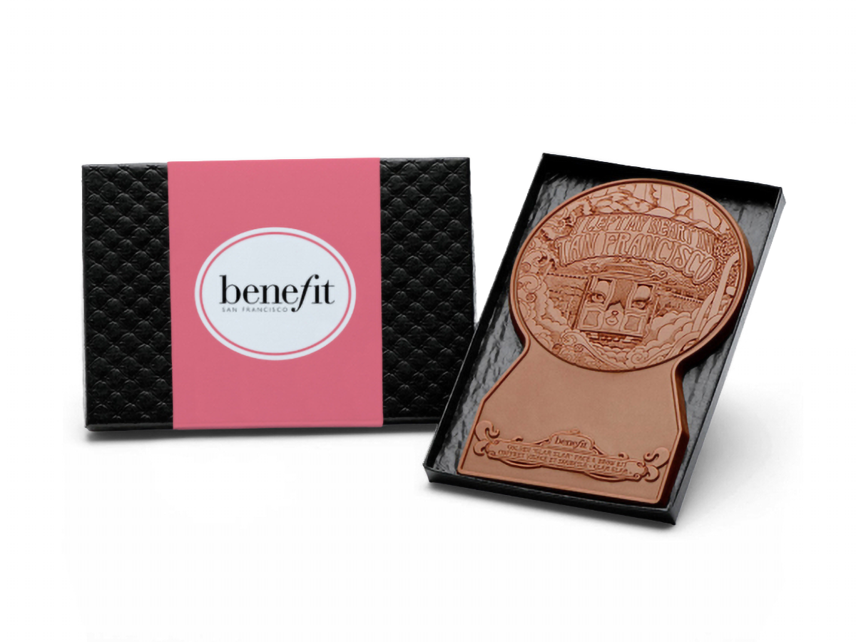 4"x 6" Custom Decorated Chocolate Shape with Classic Custom Packaging