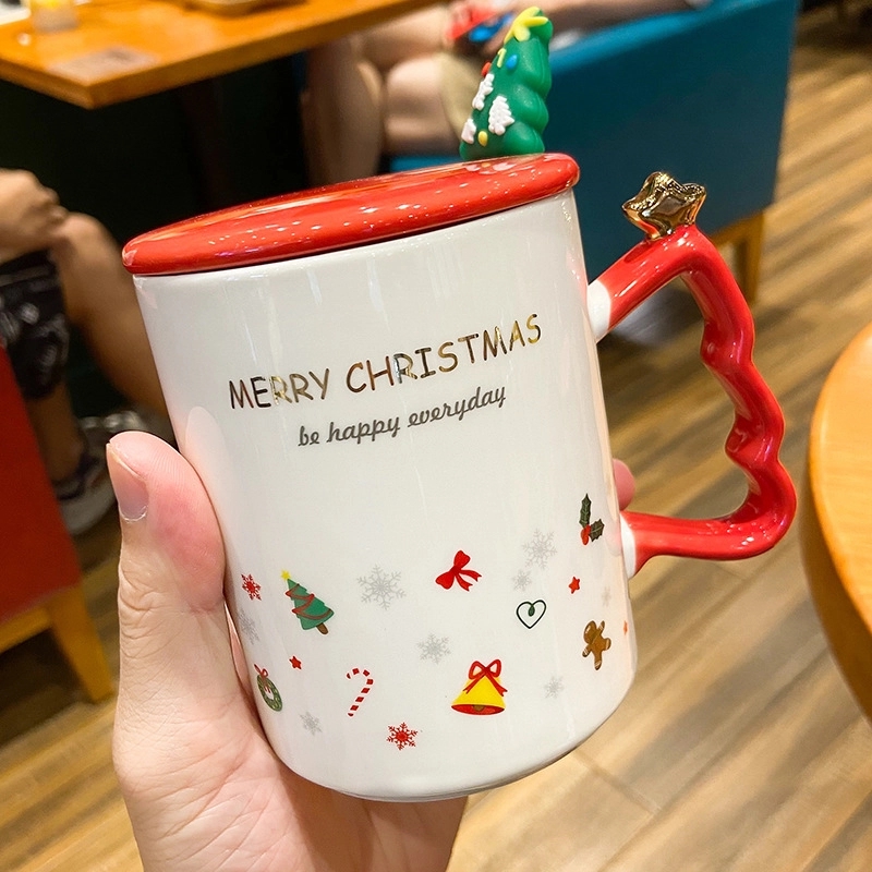 Christmas Tree Shaped Coffee Ceramic Mug 1
