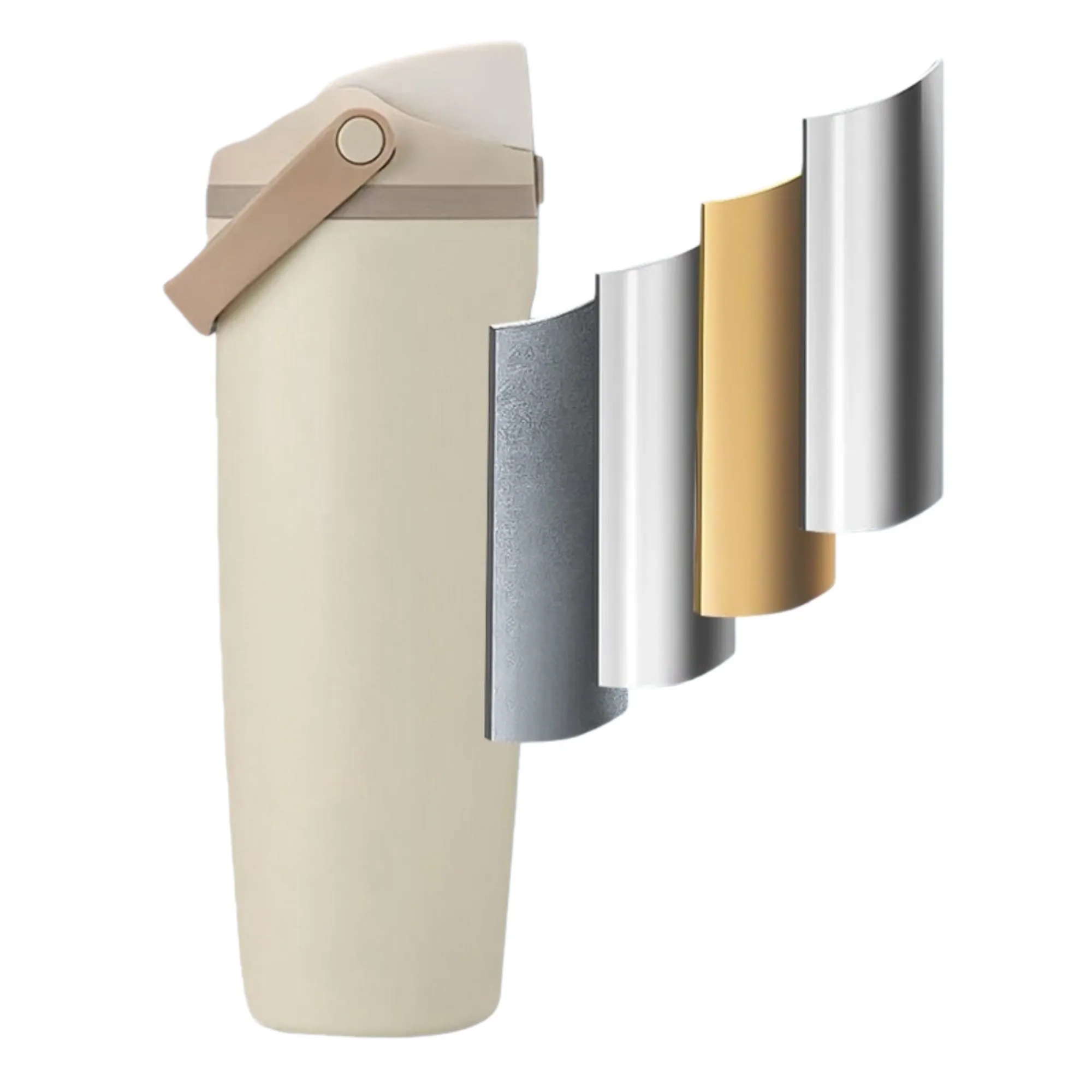 Custom 30oz Tumbler With Handle Stainless Steel Cup 2