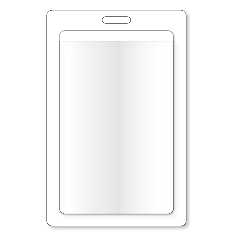 Luggage Tag with Clear Adhesive Pocket 2