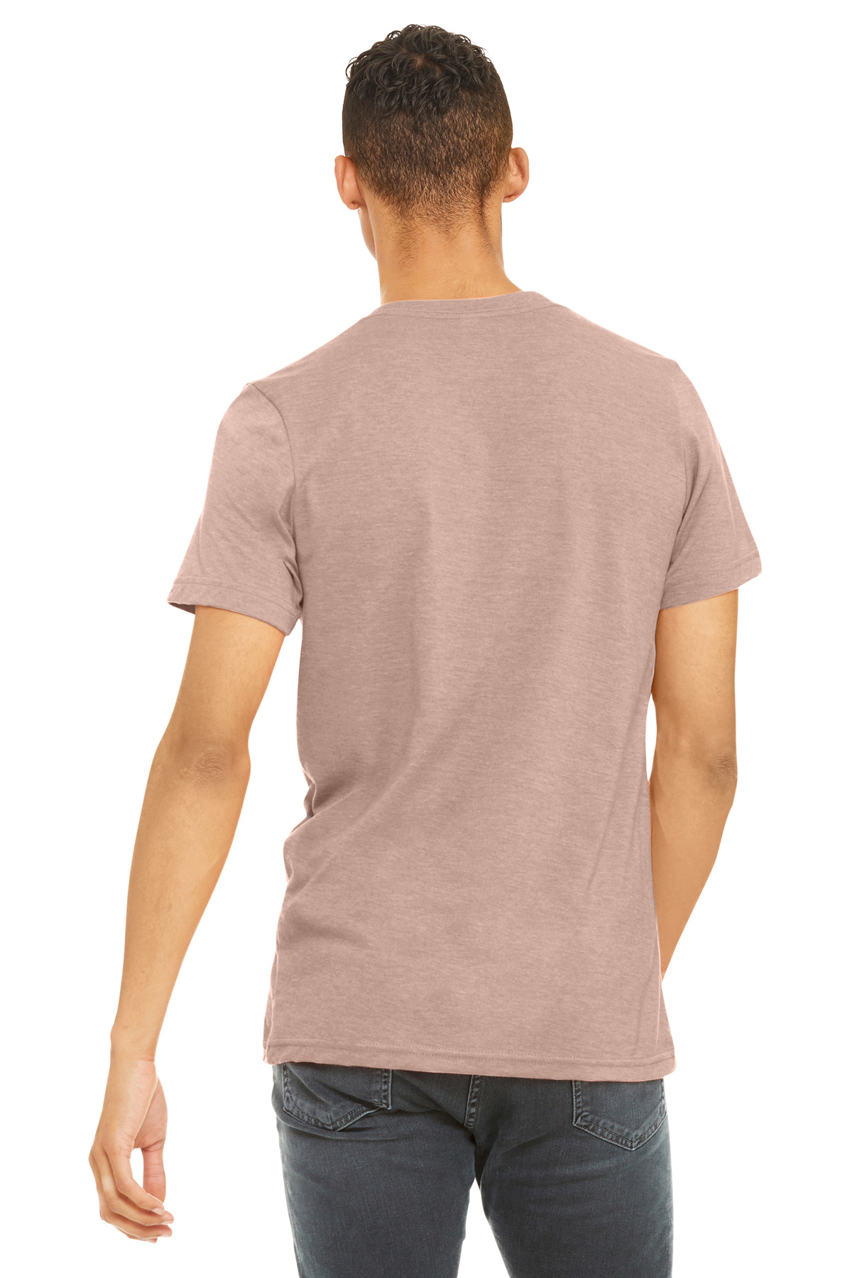 BELLA+CANVAS Unisex Heather CVC Short Sleeve Tee. BC3001CVC 595