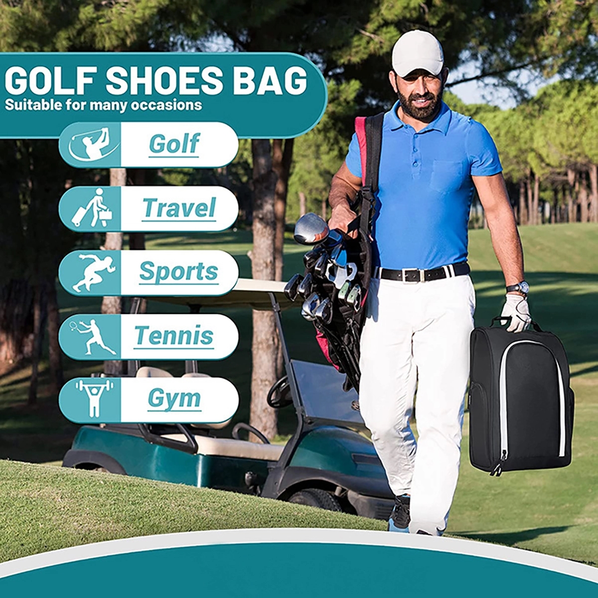 Portable Golf Shoe Bag 9