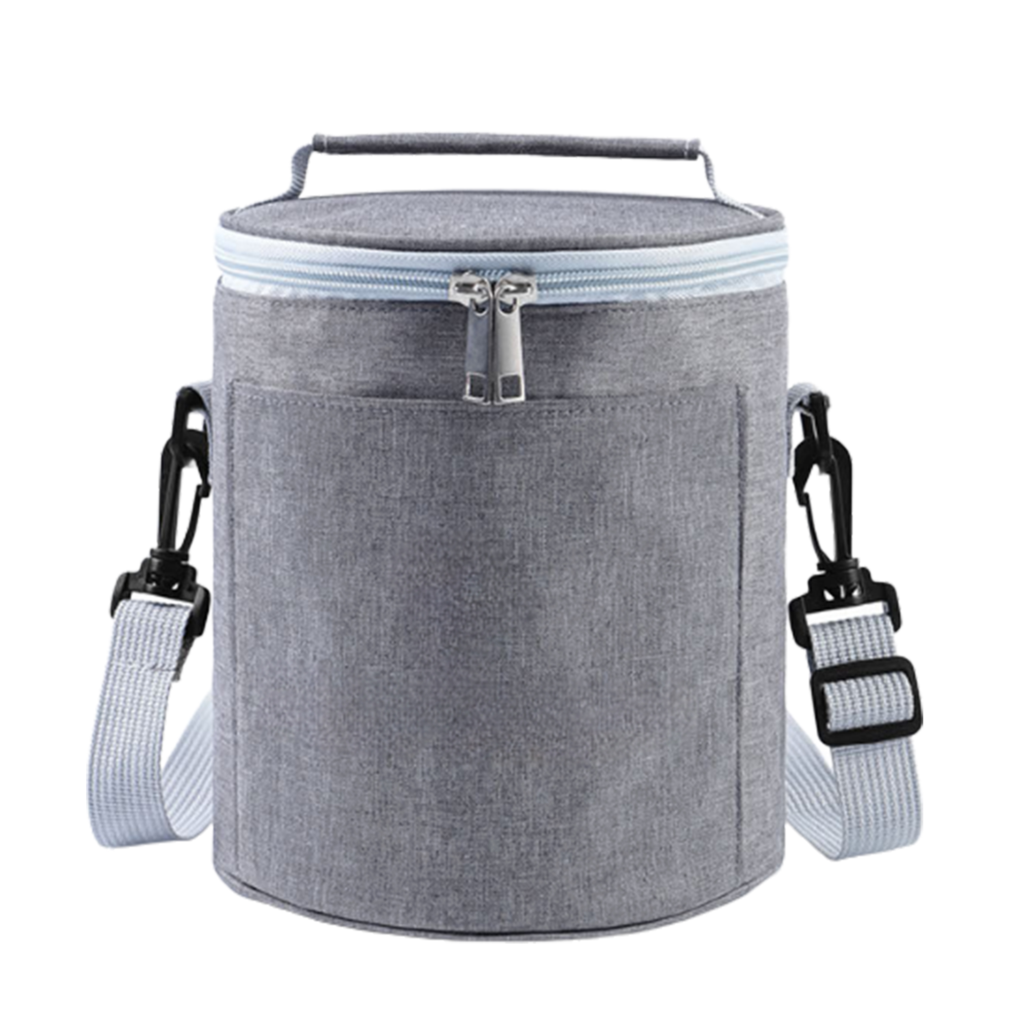 MOQ 50 PCS Stylish Cylindrical Insulation Handbag 2