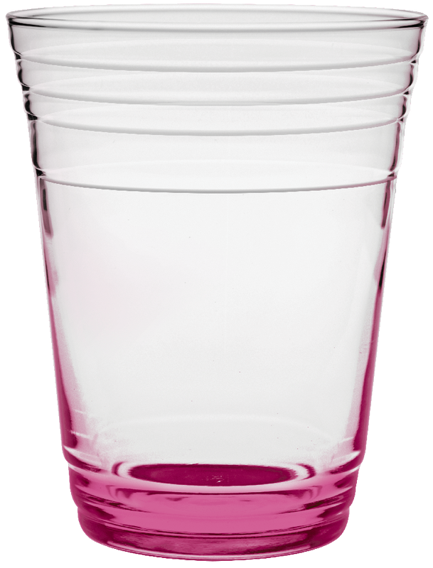 16 oz. Glass Fill Up Cup - Deep Etched 28