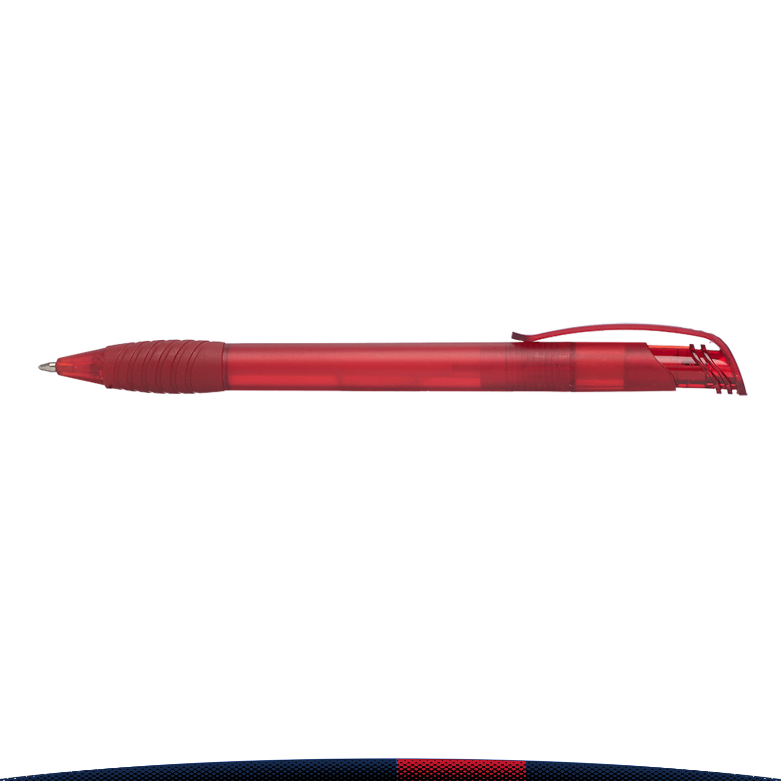 Berry Rubber Grip Plastic Ballpoint Pen 2