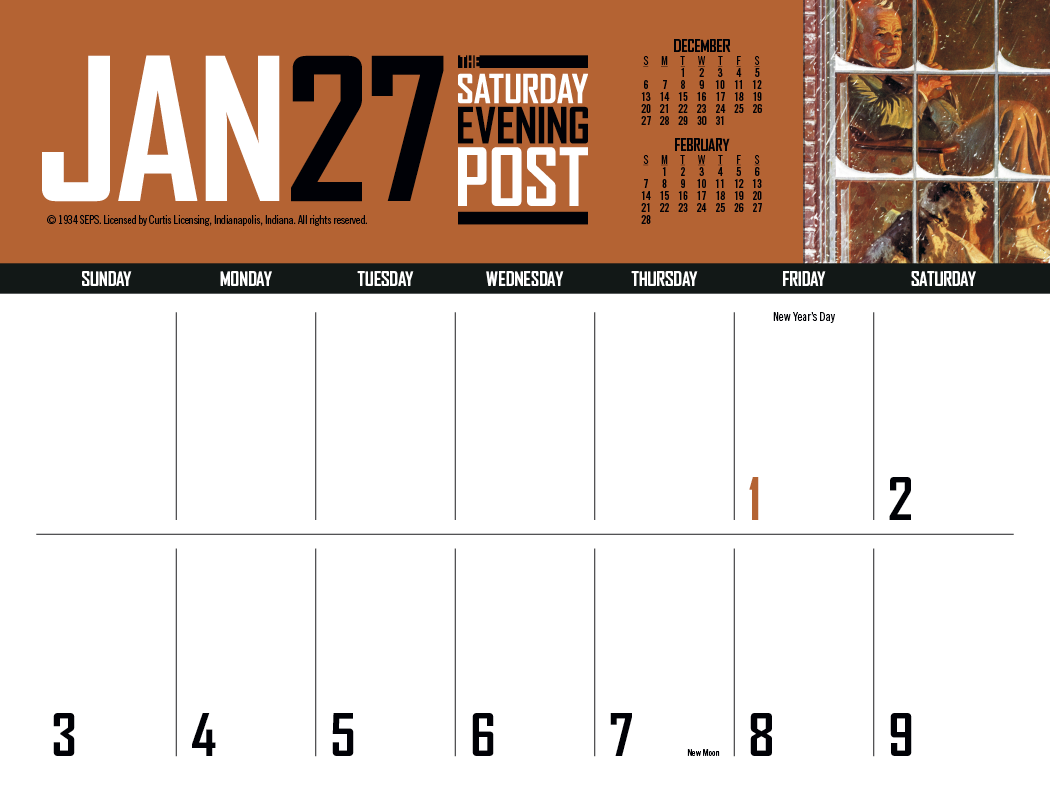 Triumph® Calendars Big Block Memo 47