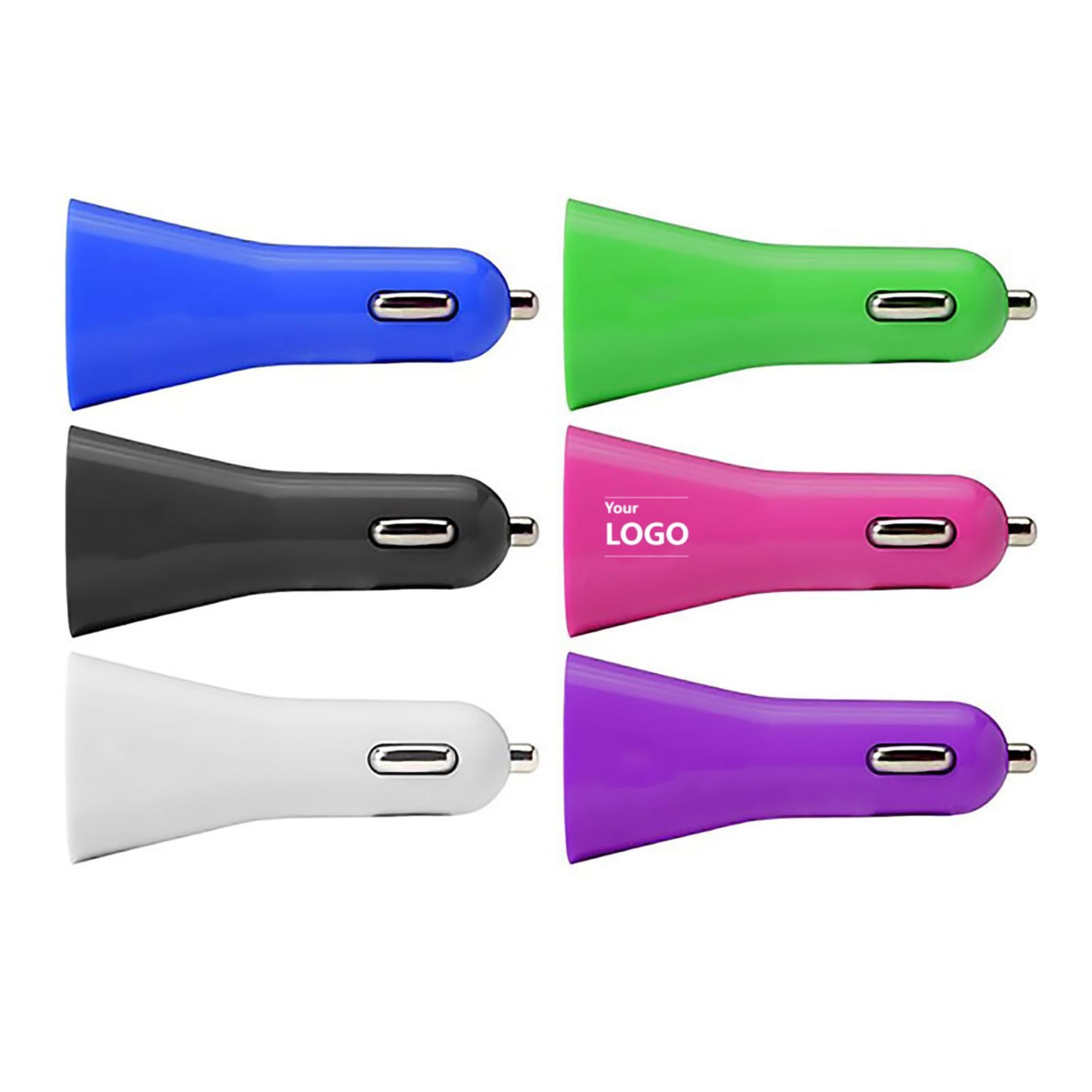 Dual Port USB Fast Car Charger Adapter 4