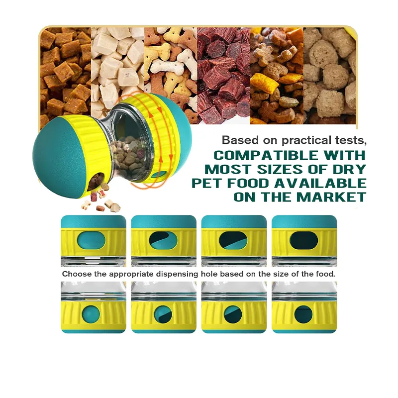 Slow Feeder Dog Bowls Ball Food Dispenser 2