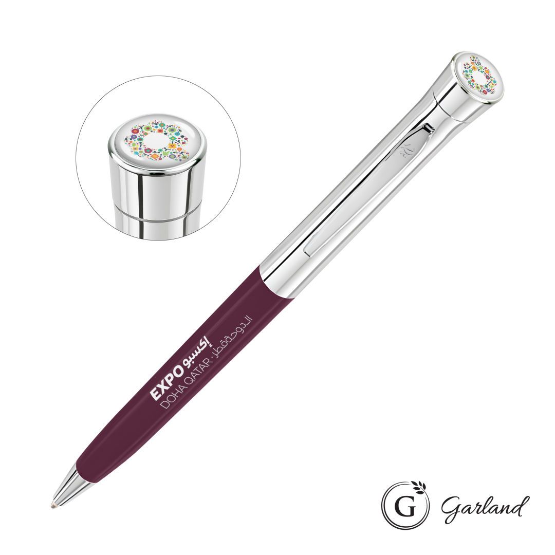 Garland® Founders Custom Ballpoint Pen - Chrome 6