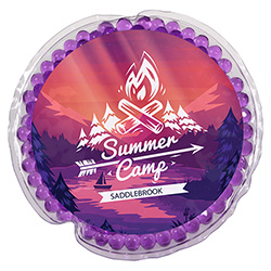 Full-Color Round Aqua Pearls™ Hot/Cold Pack 24