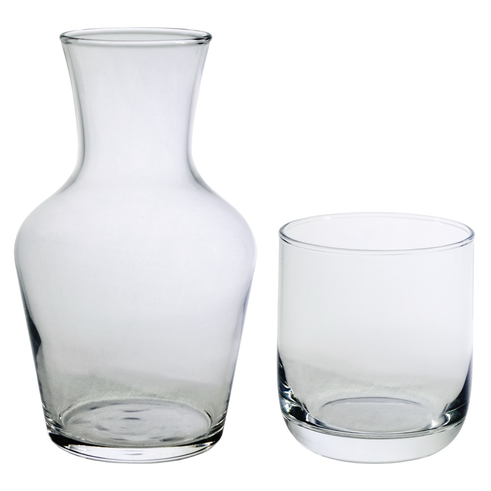 2-Piece Carafe and Glass Set