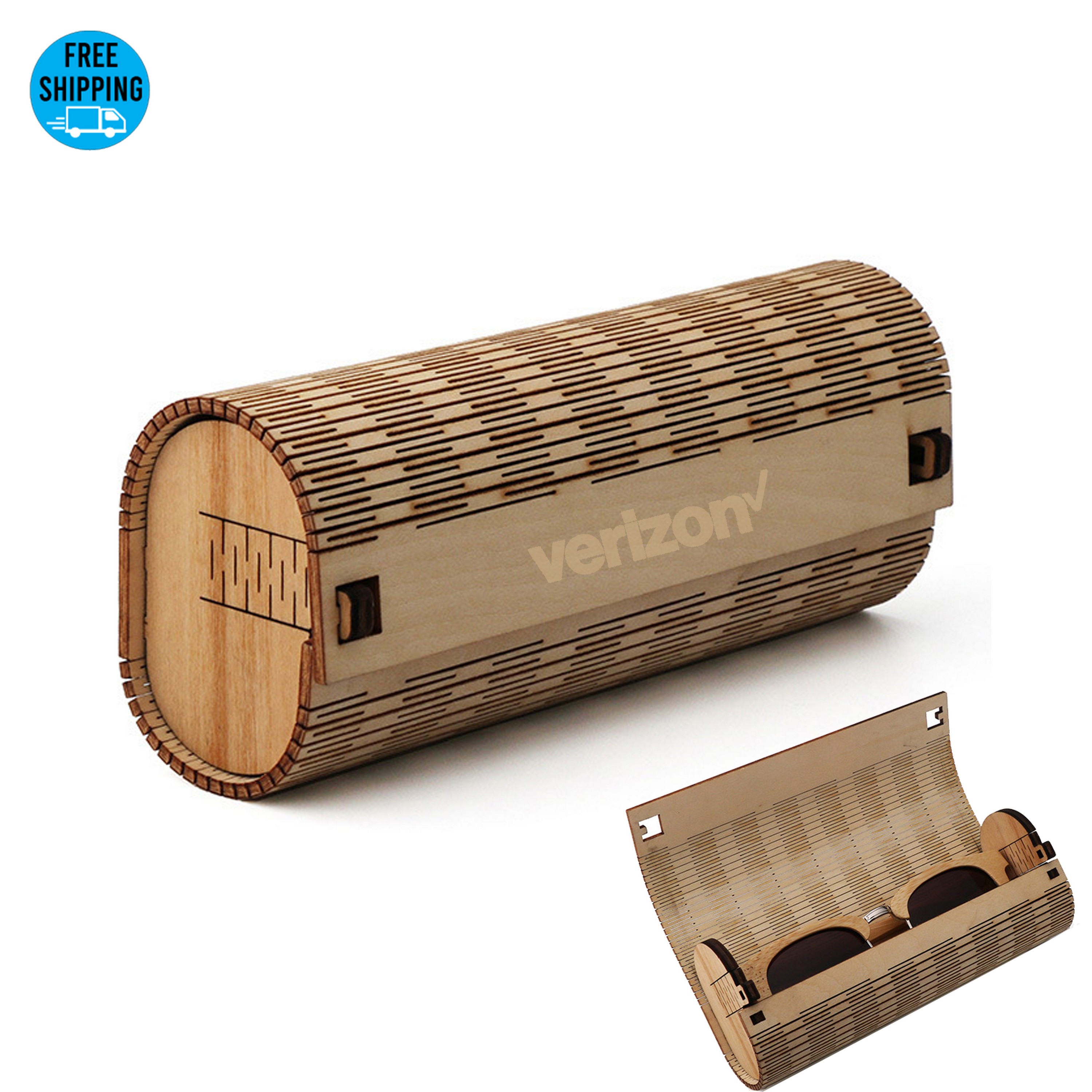 Fashion Wood Sunglasses Case 1