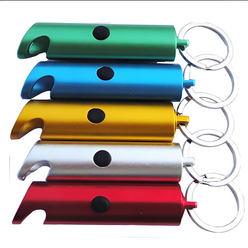 Aluminum LED Flashlight Opener W/ Keychain 1