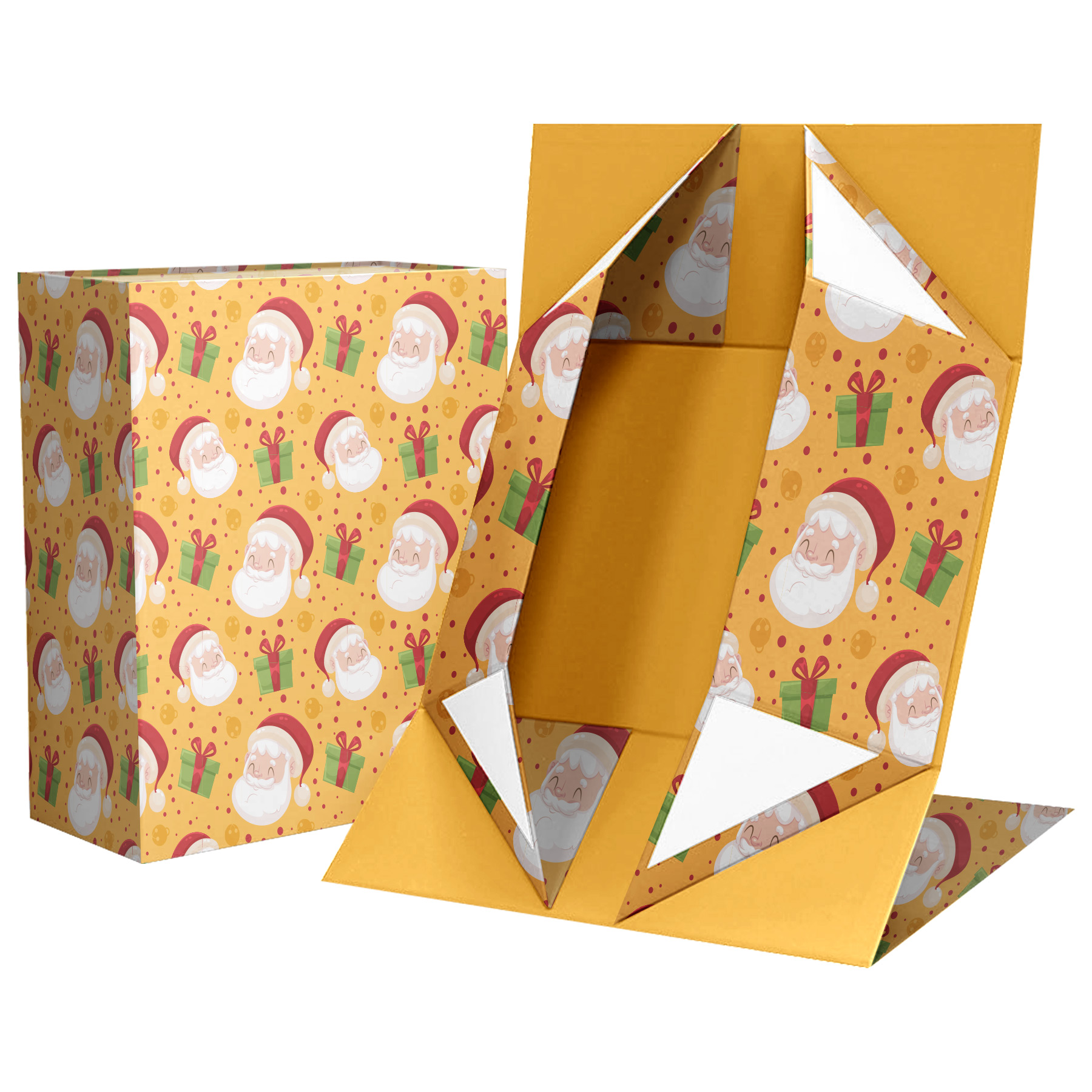 Custom Full Color Foldable Magnetic Closure Promotional Gift Box (8'' L x 7'' W x 3'' H) 3