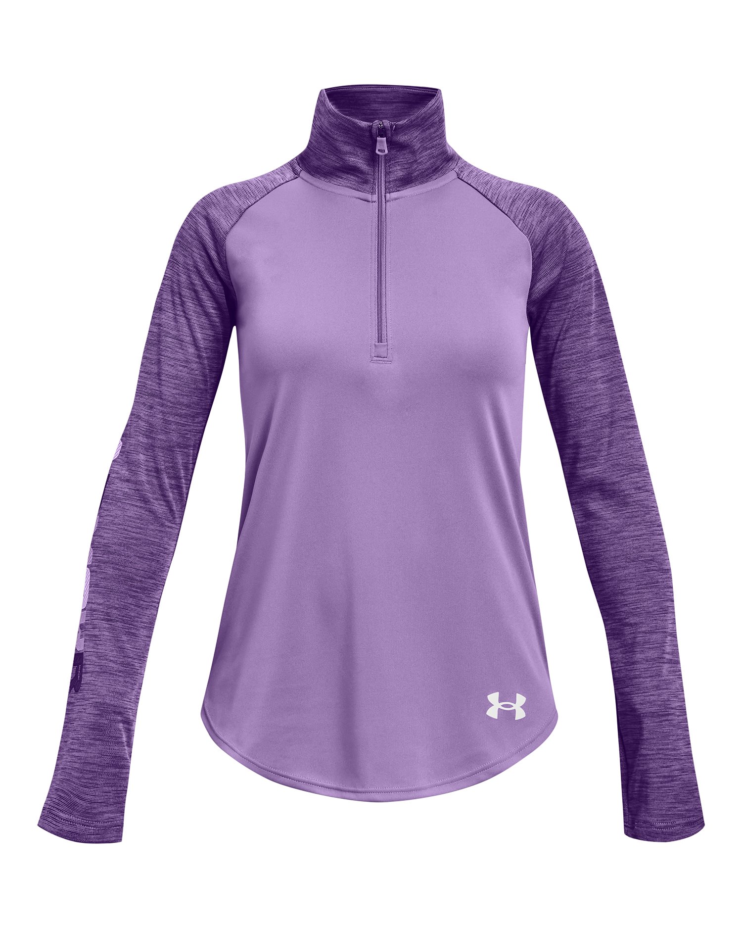 UA Tech Graphic Girls' Zip 10
