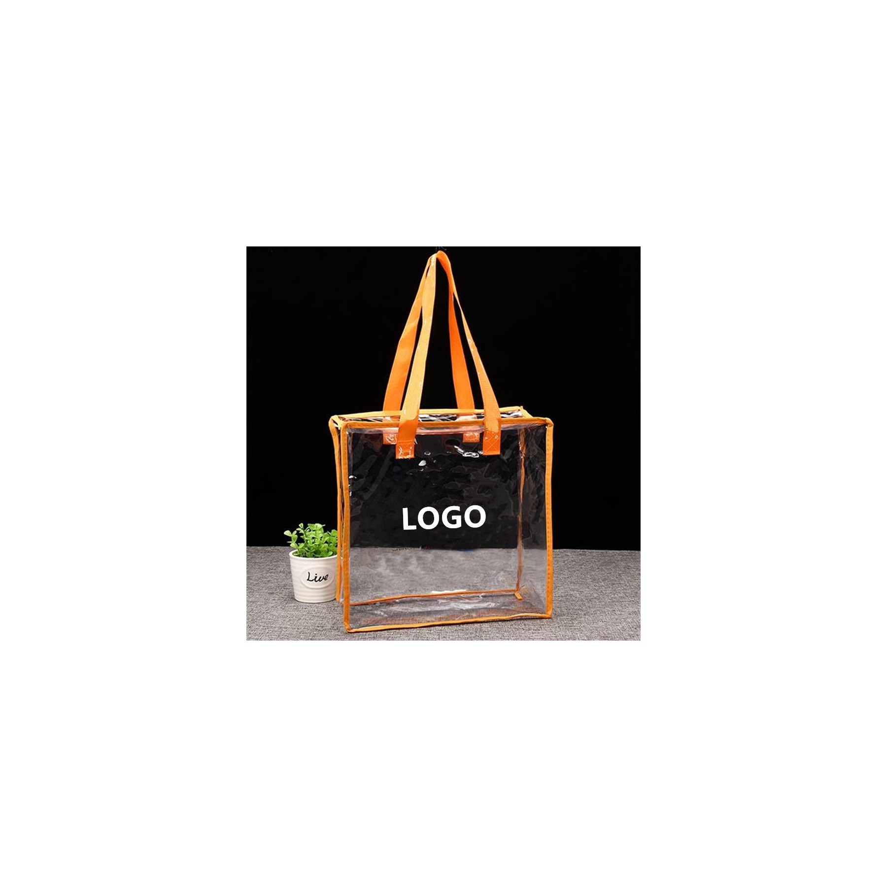 Clear Stadium Tote Bags