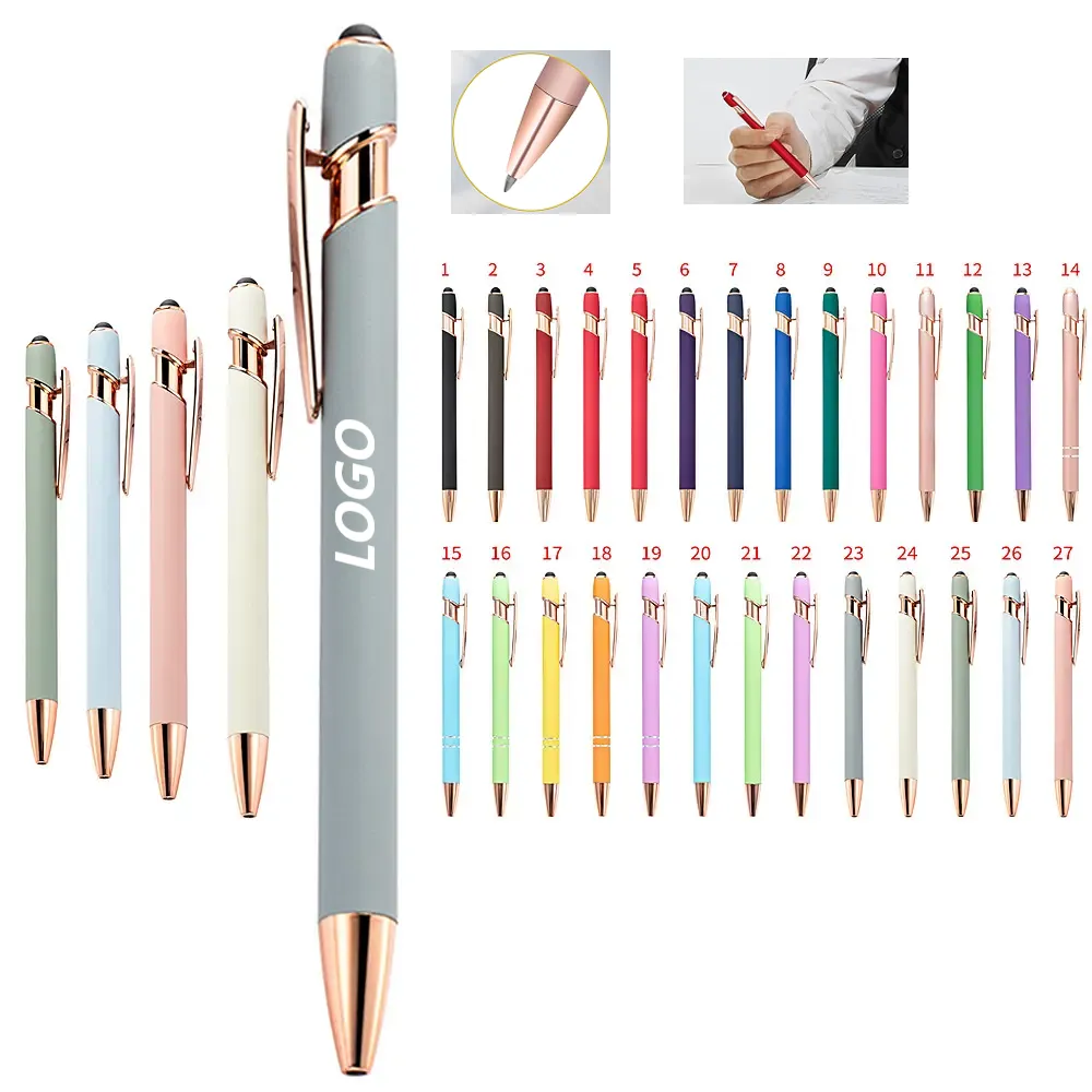 Aluminum Pen w/ Stylus 2