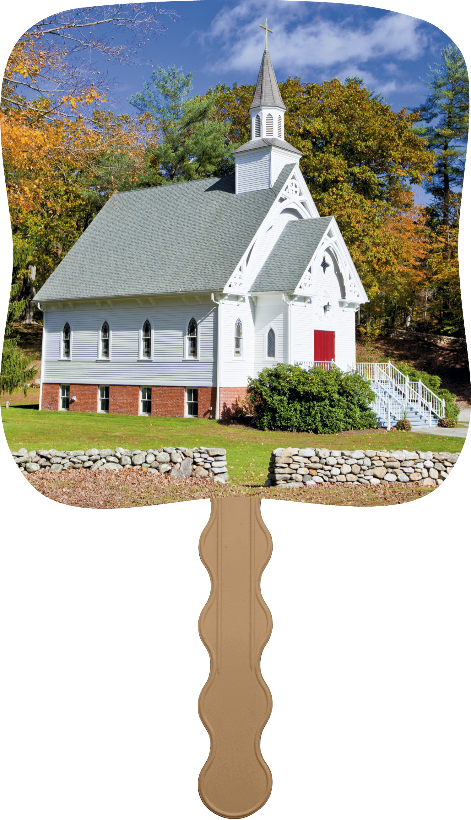 Skinner & Kennedy® Little White Church - Pictorial Fan 10